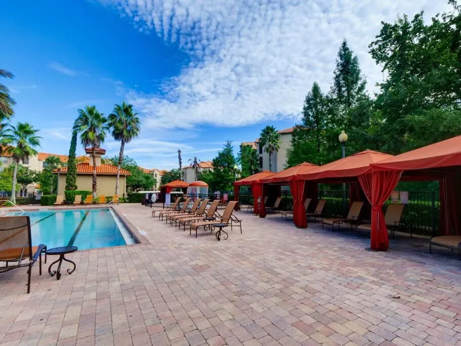 Balcony/Terrace in Poolside condo at Tuscana Resort with Hot Tub