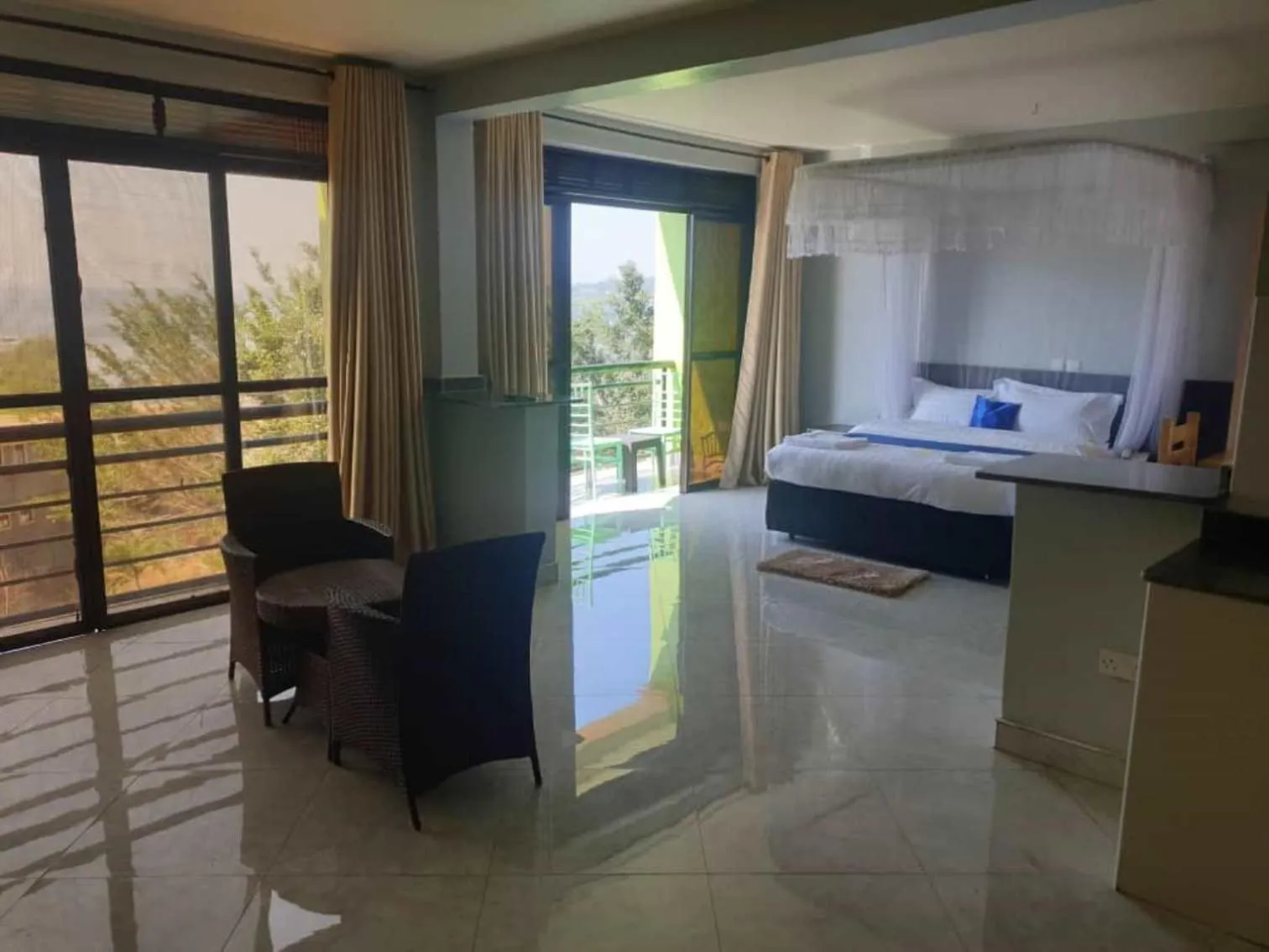 Bed in Sky Beach Hotel