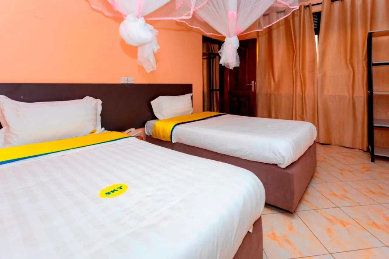 Bed in Sky Beach Hotel