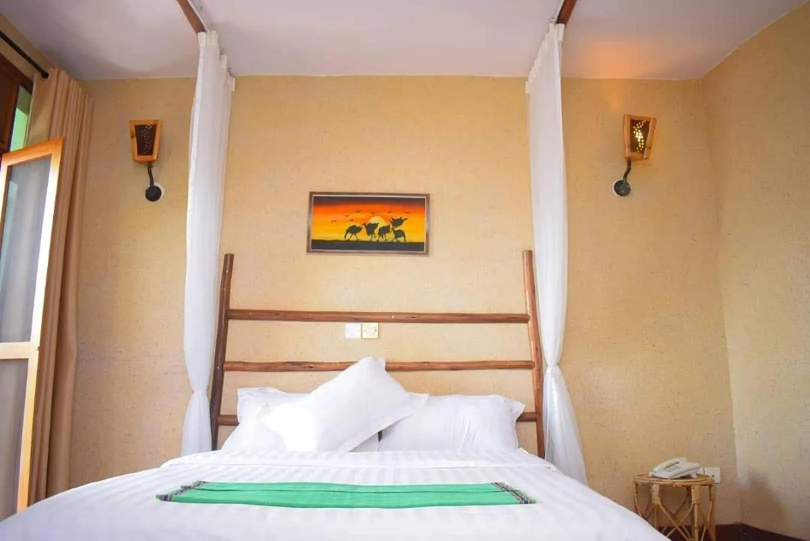 Bed in Sky Beach Hotel