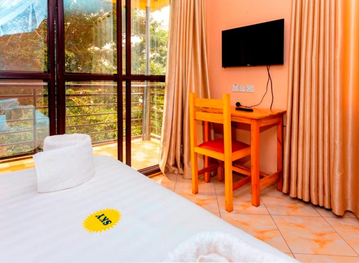 Bed in Sky Beach Hotel