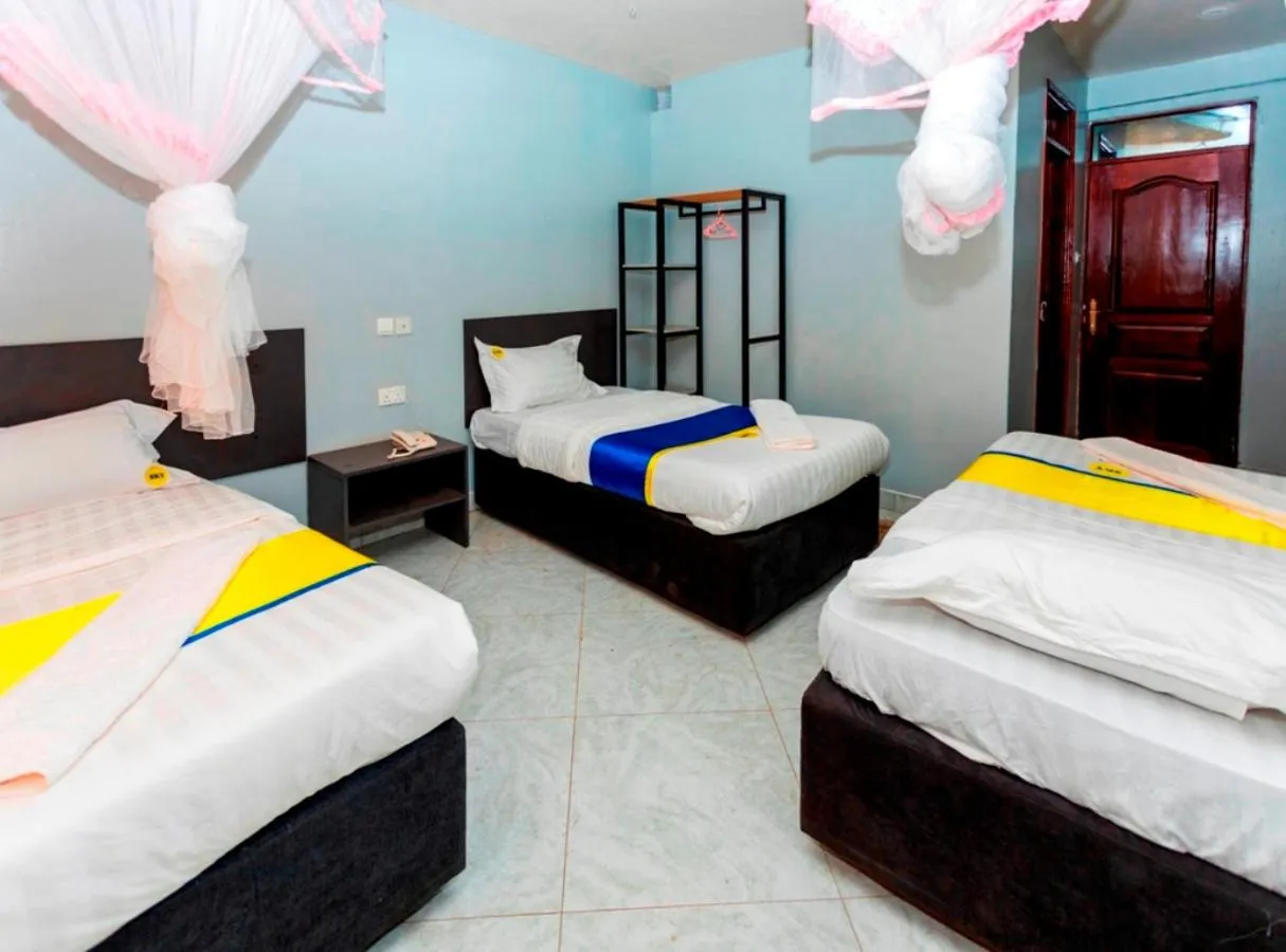 Bed in Sky Beach Hotel