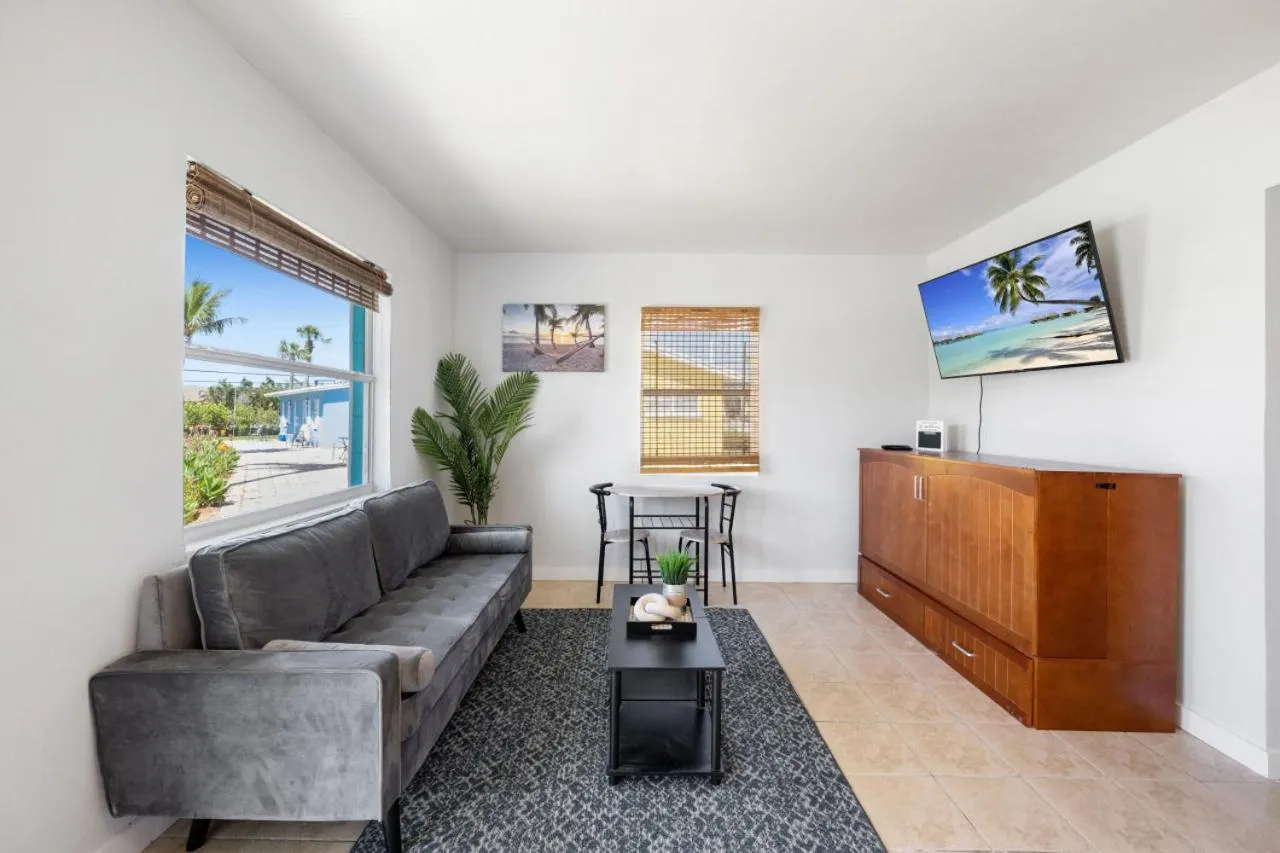 TV and multimedia in Cottage Bungalow Near Beach! King Bed with Pool & BBQ