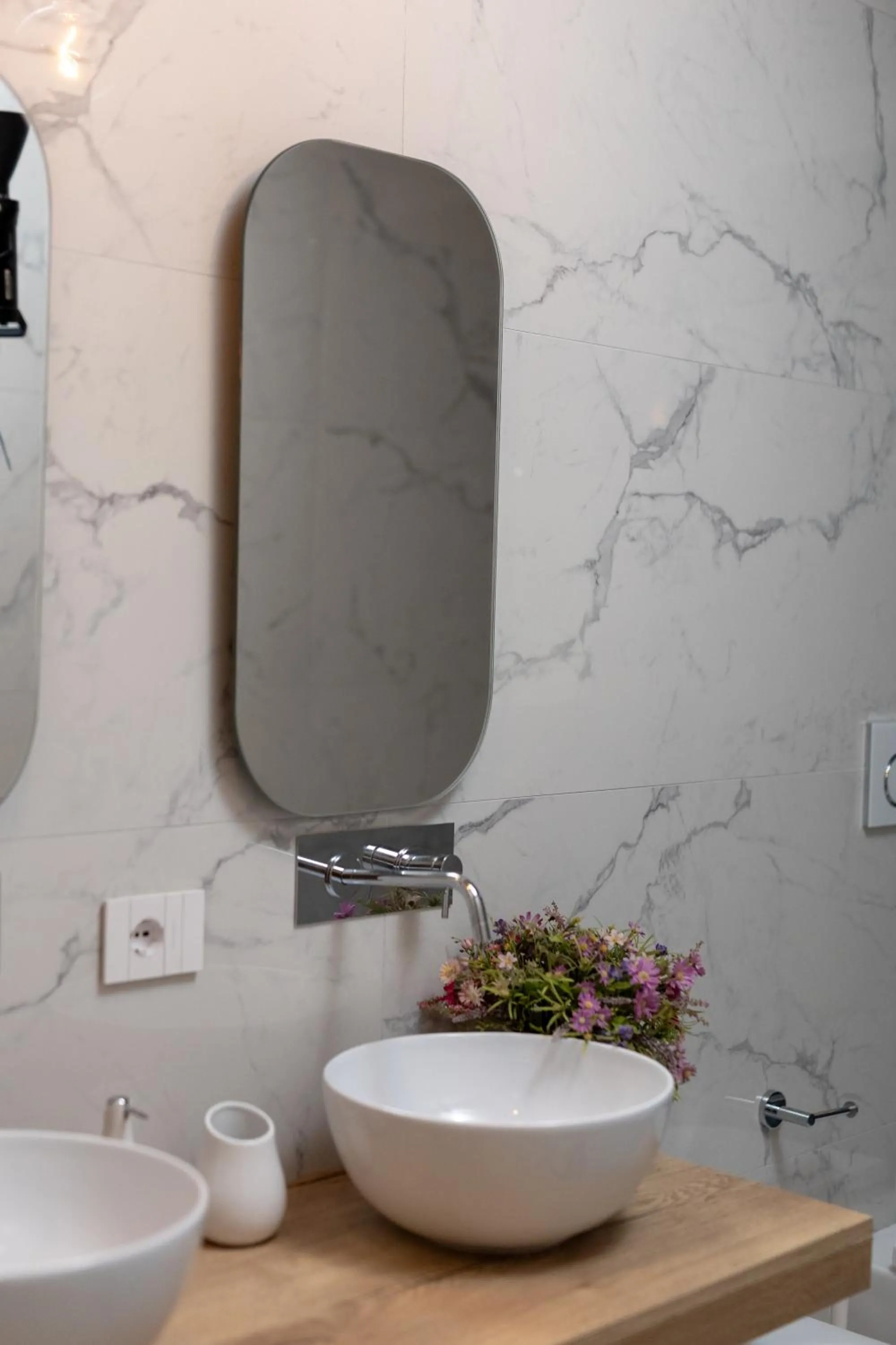 Bathroom in extra luxury apartment salerno center
