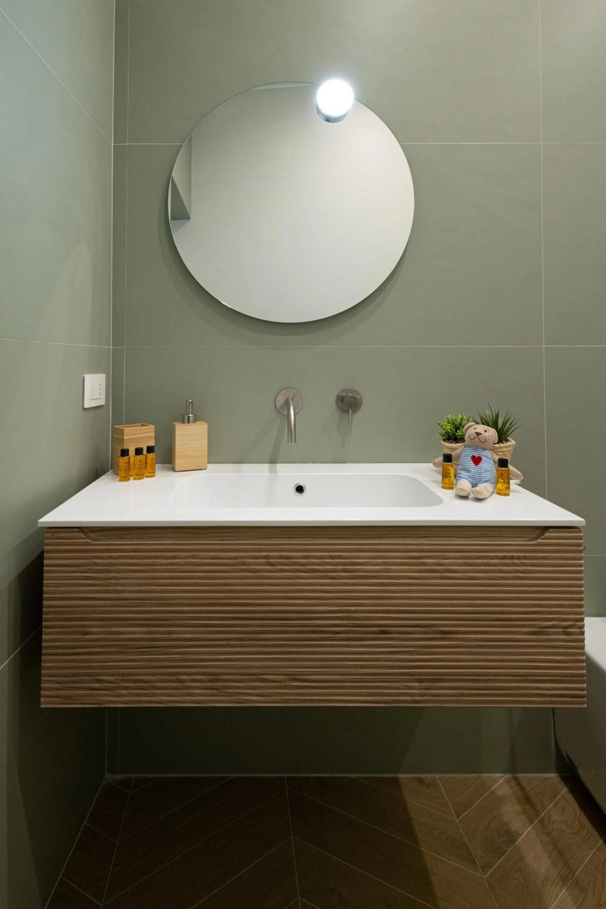 Bathroom in extra luxury apartment salerno center
