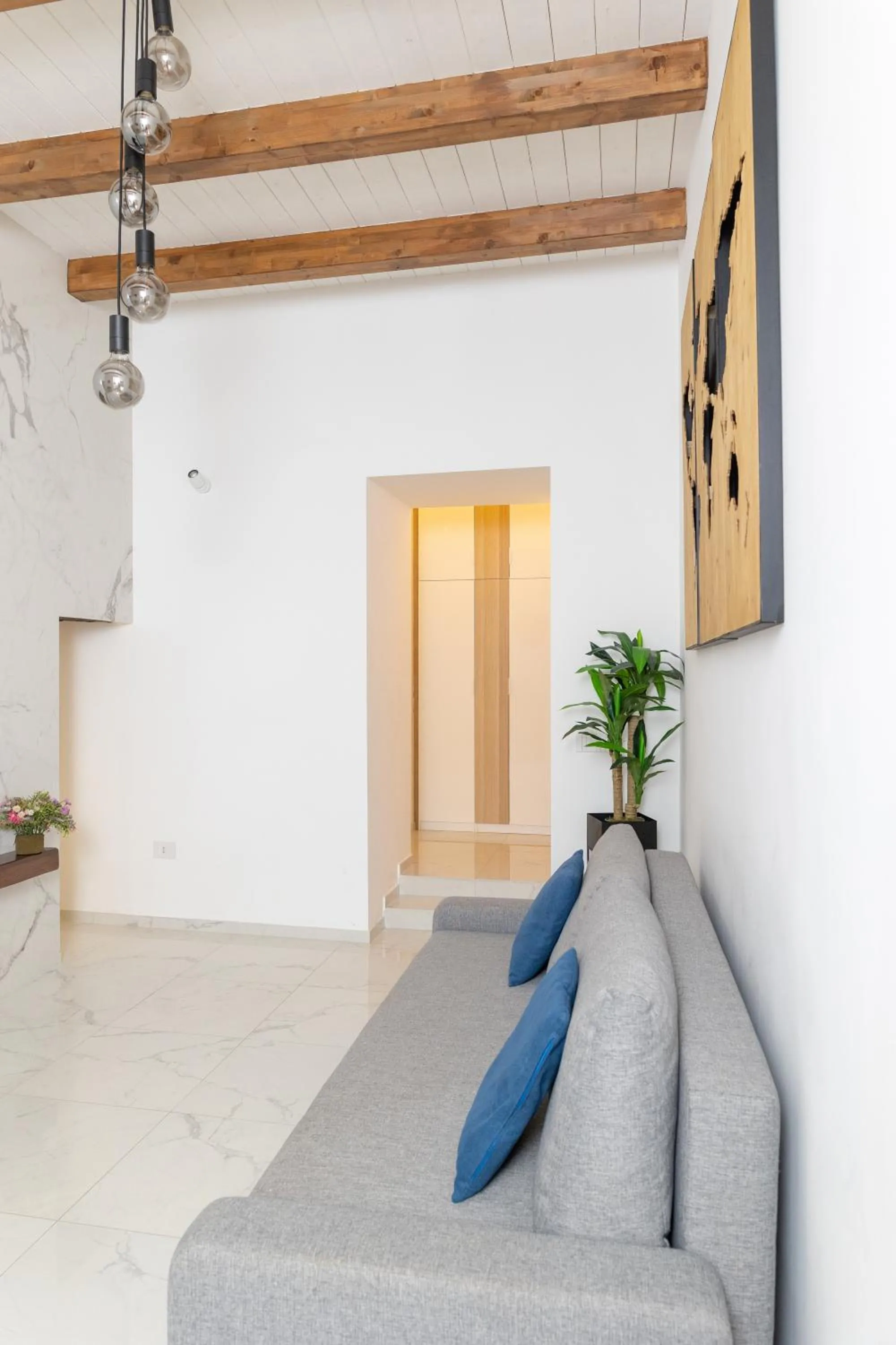 Seating area in extra luxury apartment salerno center