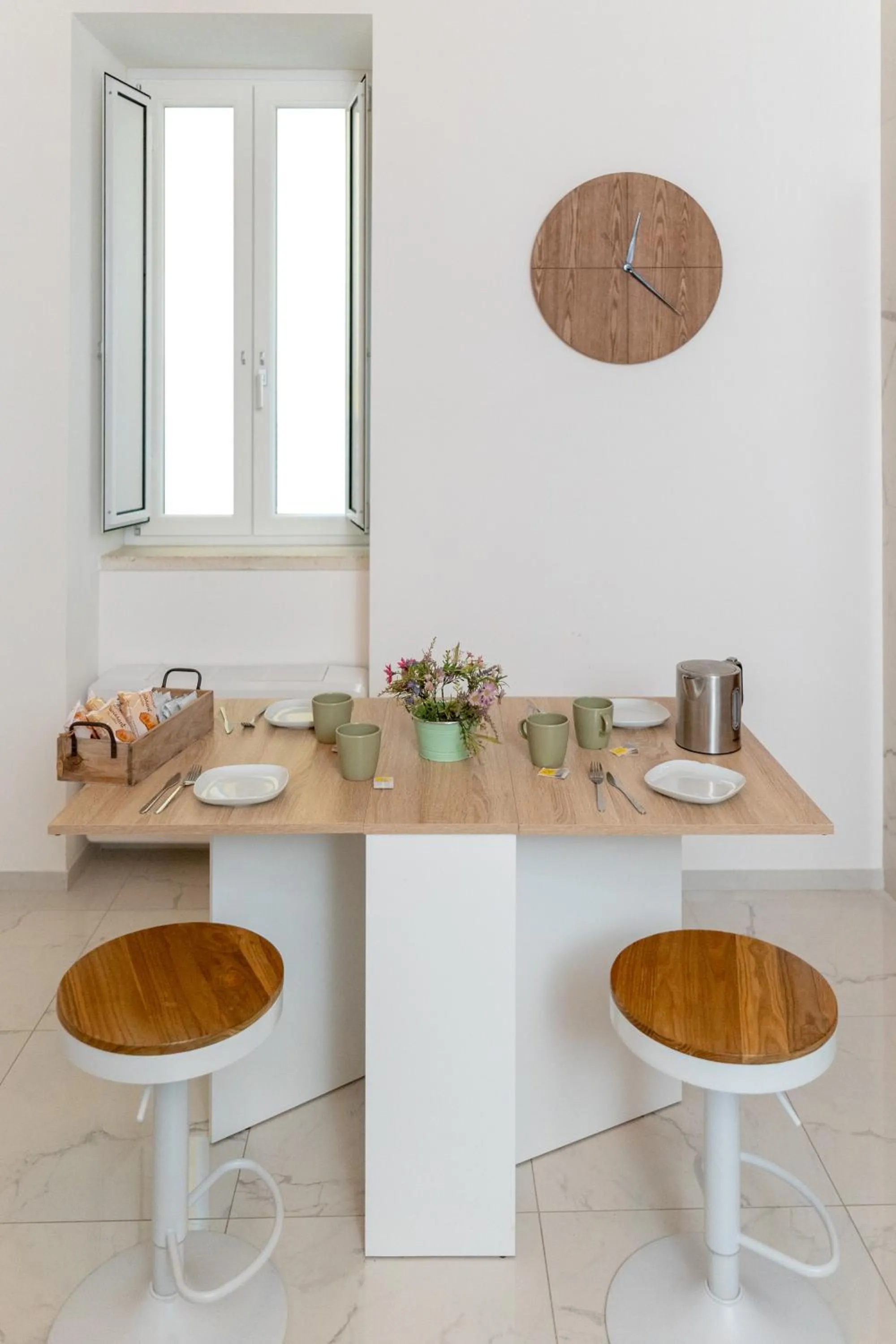 Bird's eye view in extra luxury apartment salerno center