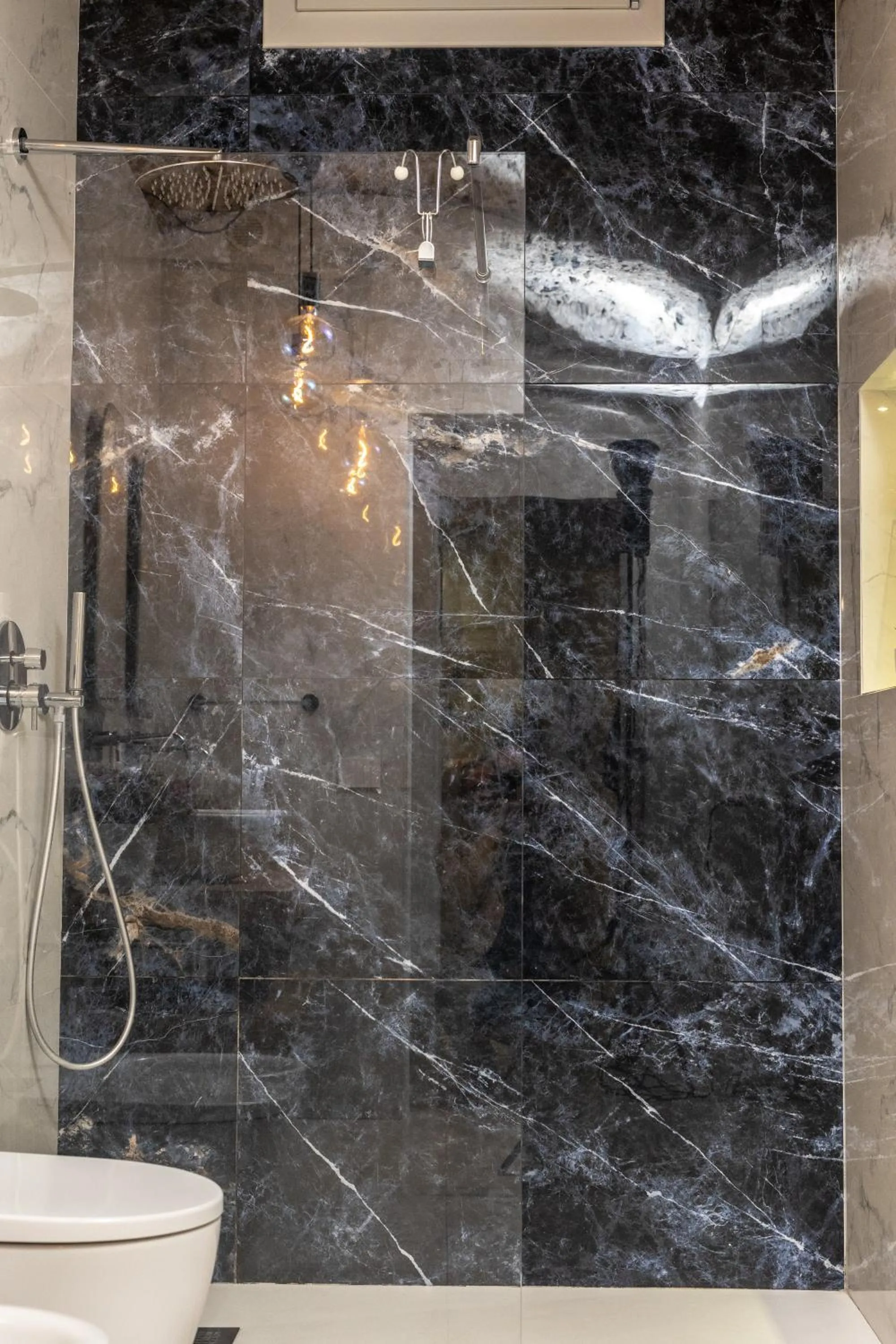 Shower in extra luxury apartment salerno center
