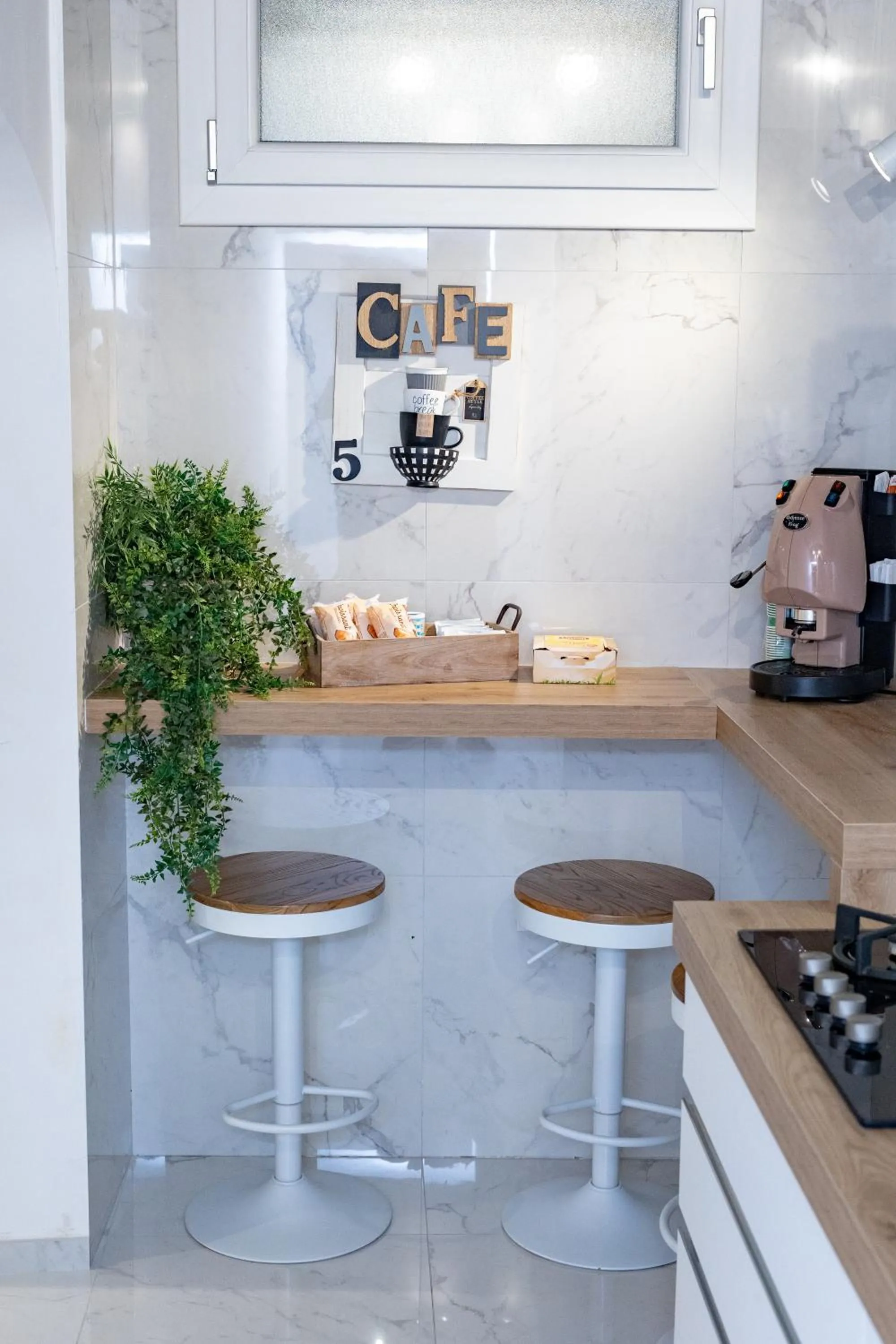Coffee/tea facilities in extra luxury apartment salerno center