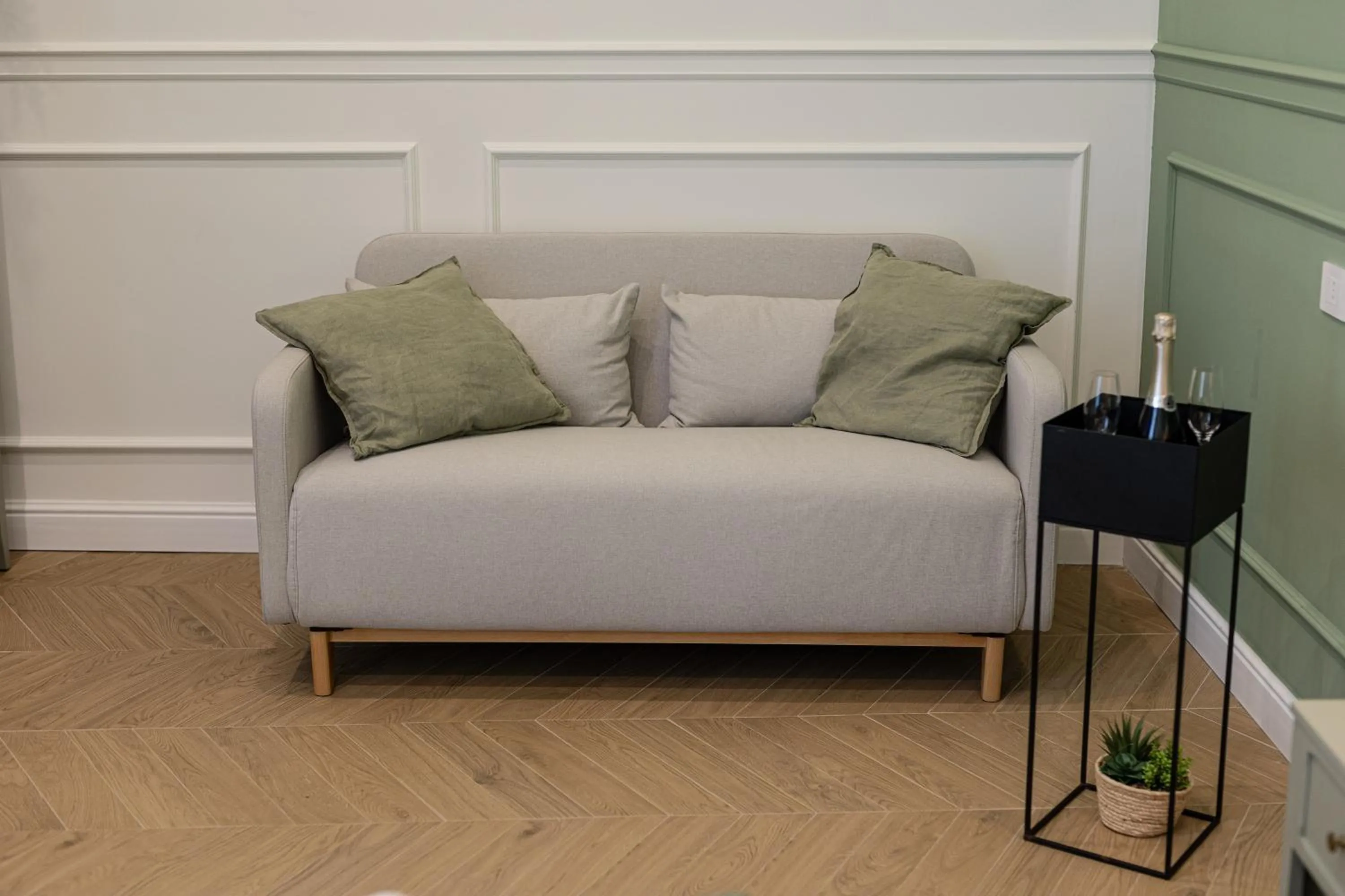 Living room in extra luxury apartment salerno center