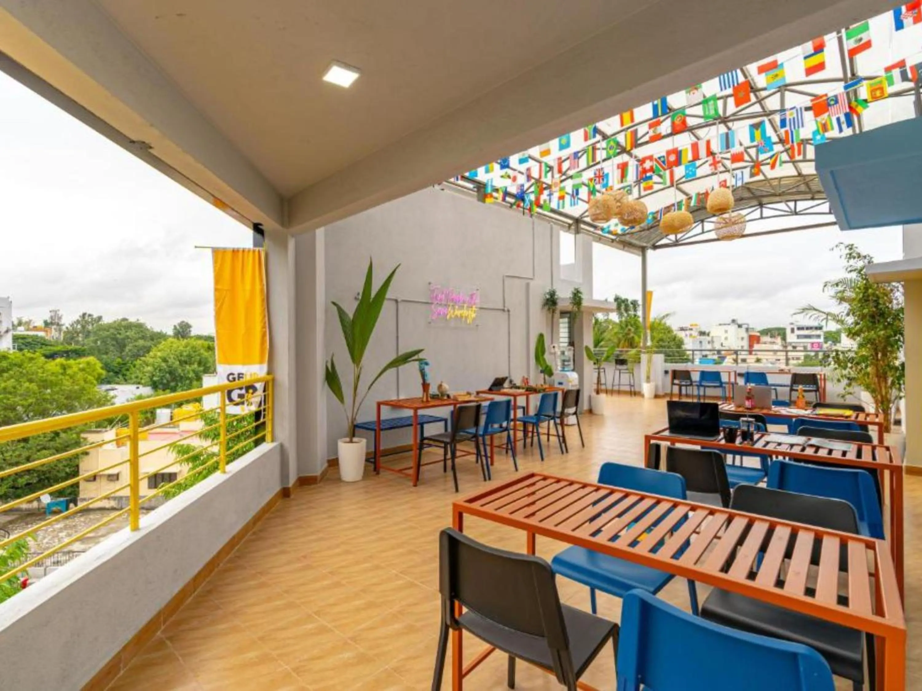 Day in The Hosteller Bangalore, Koramangala