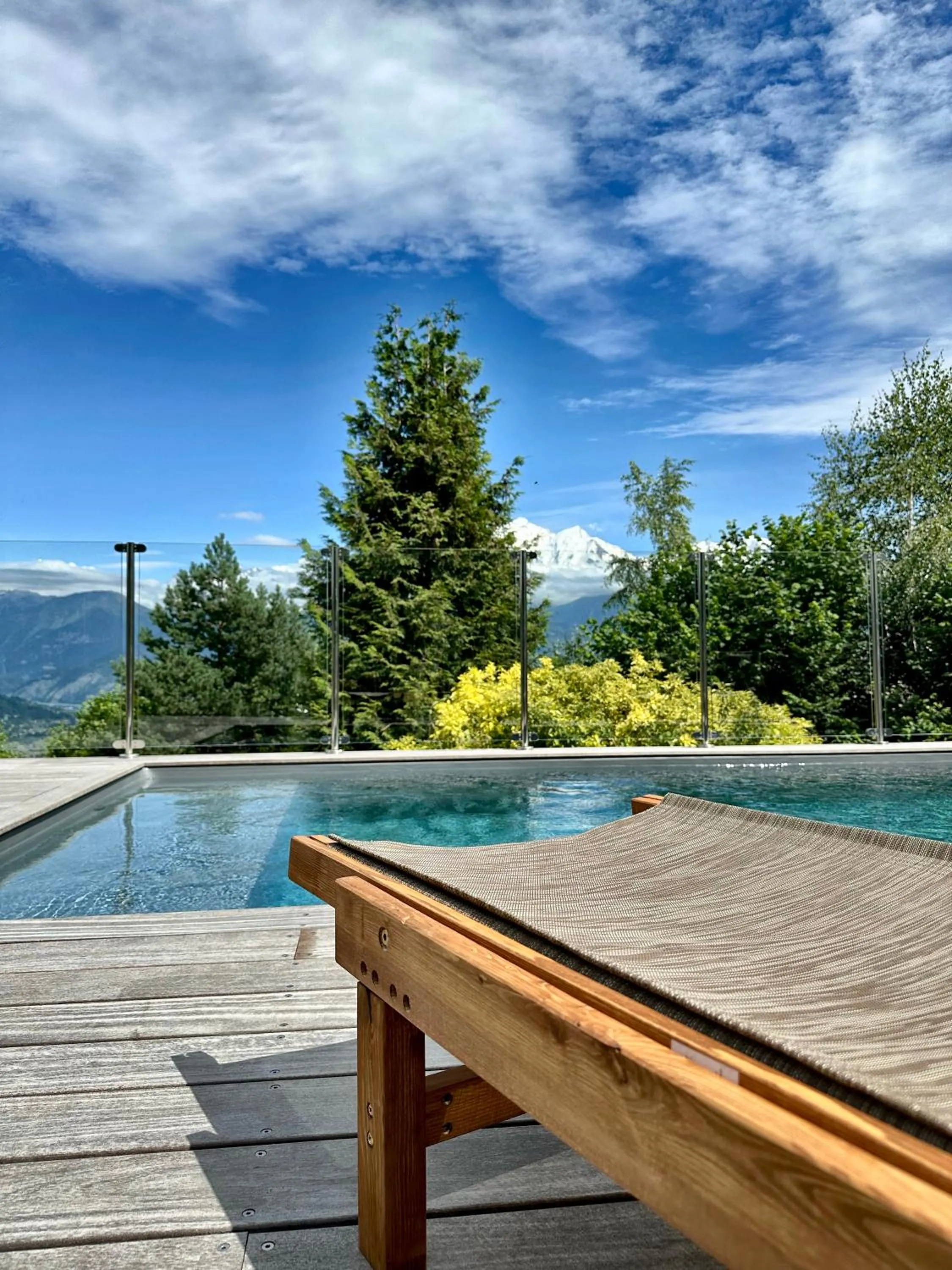 Mountain view in Le Chalet Hôtel Cordon Adults Only