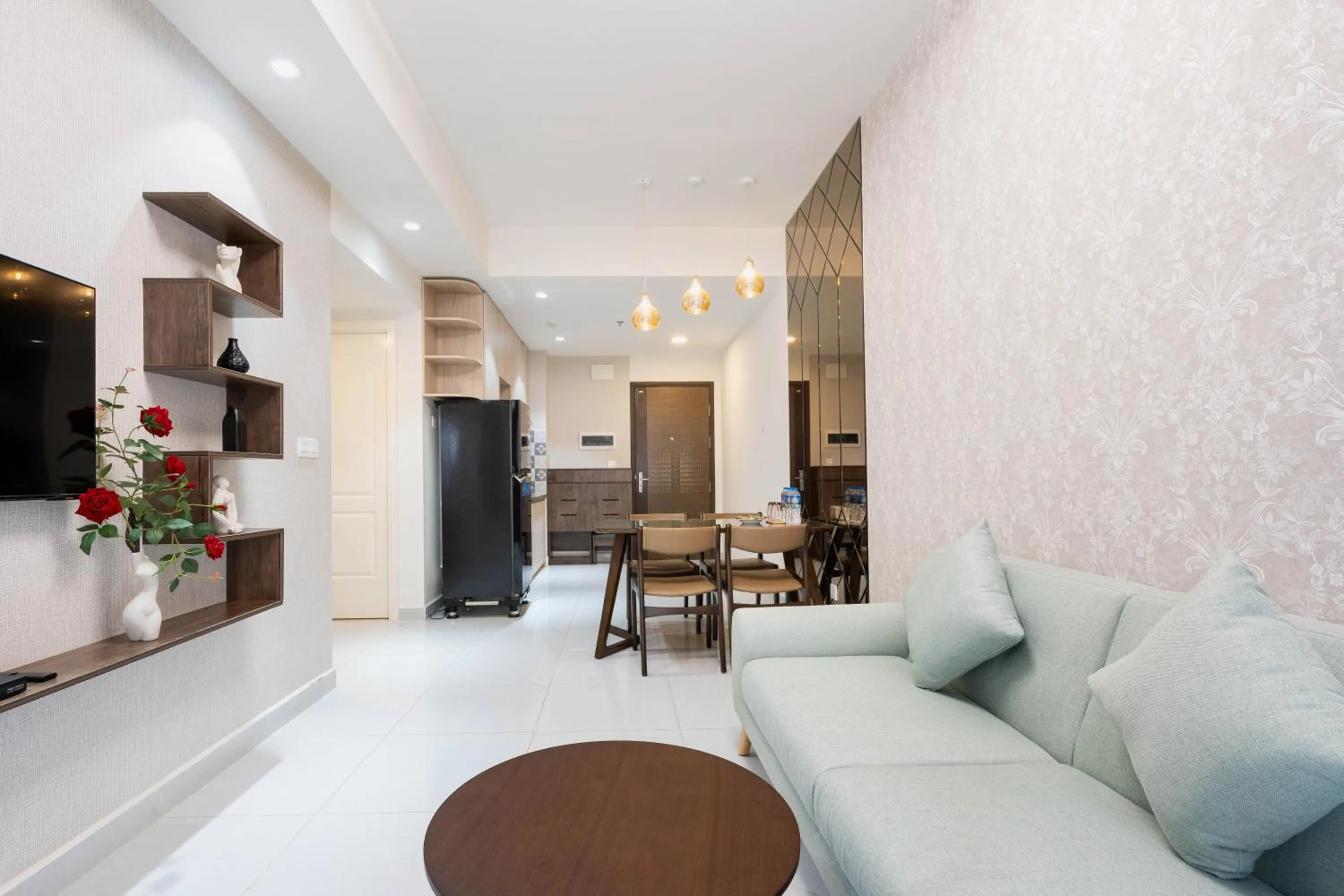 TV and multimedia in Otis Soho Saigon Balcony Apartment