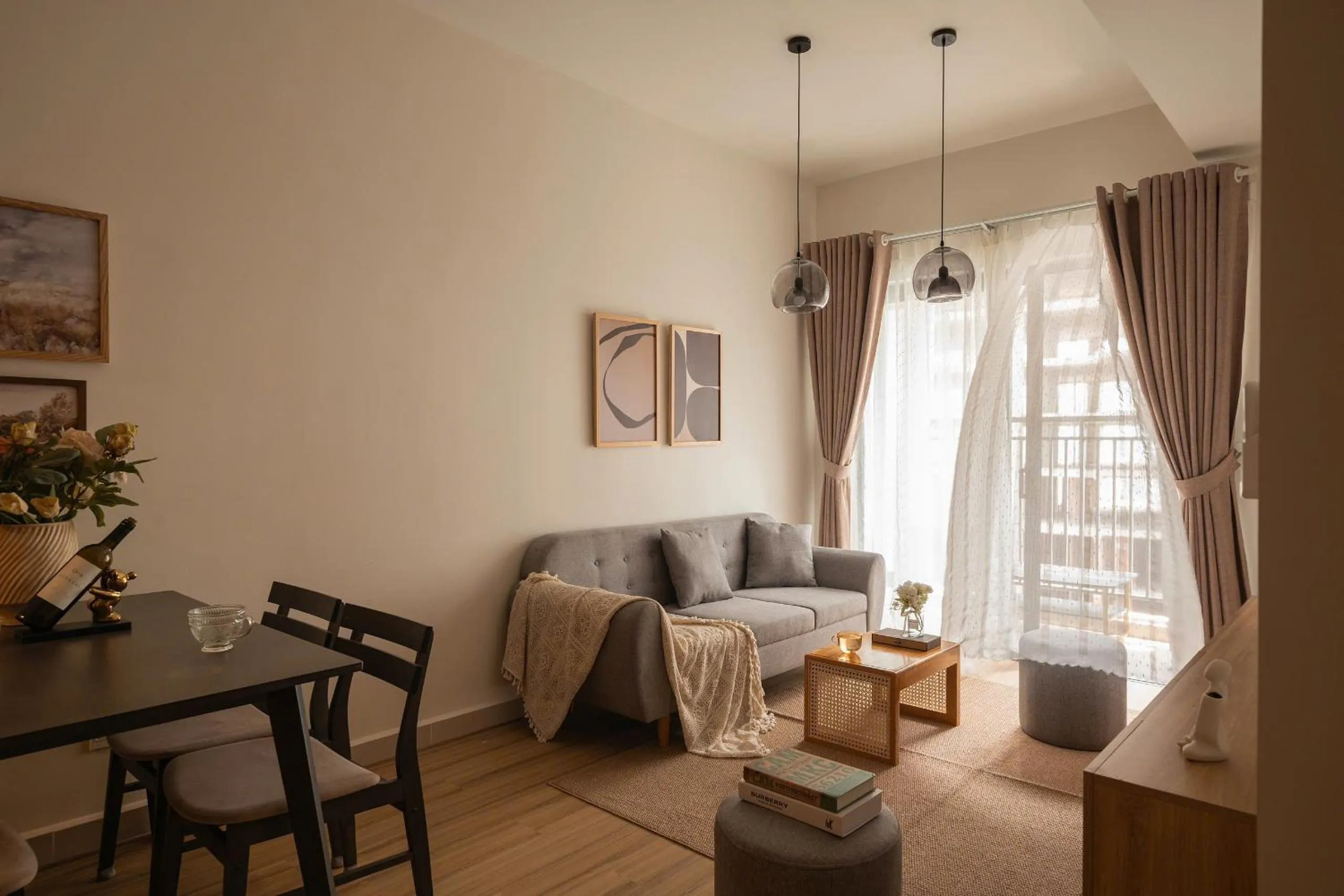 Living room in Otis Soho Saigon Balcony Apartment