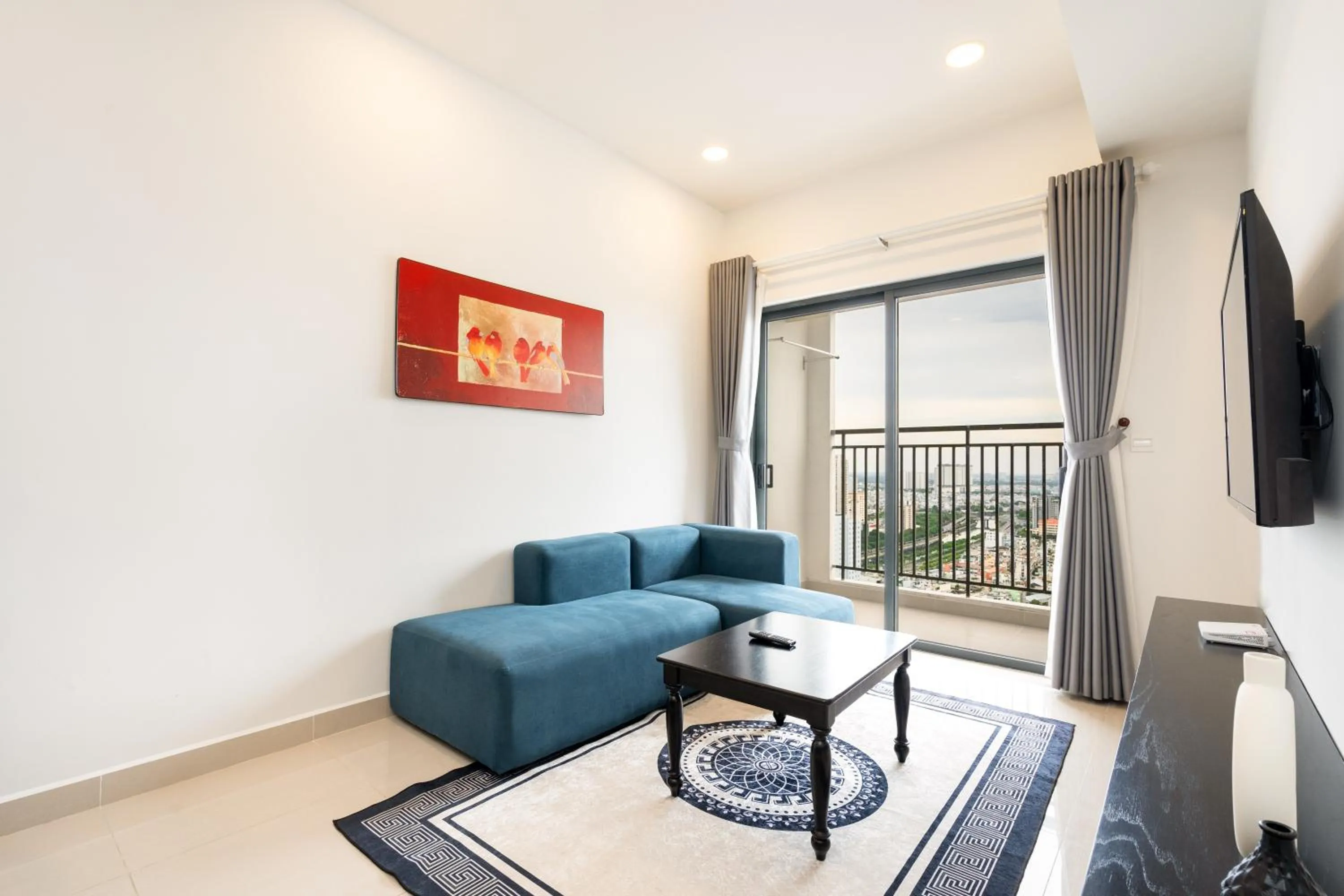 TV and multimedia in Otis Soho Saigon Balcony Apartment