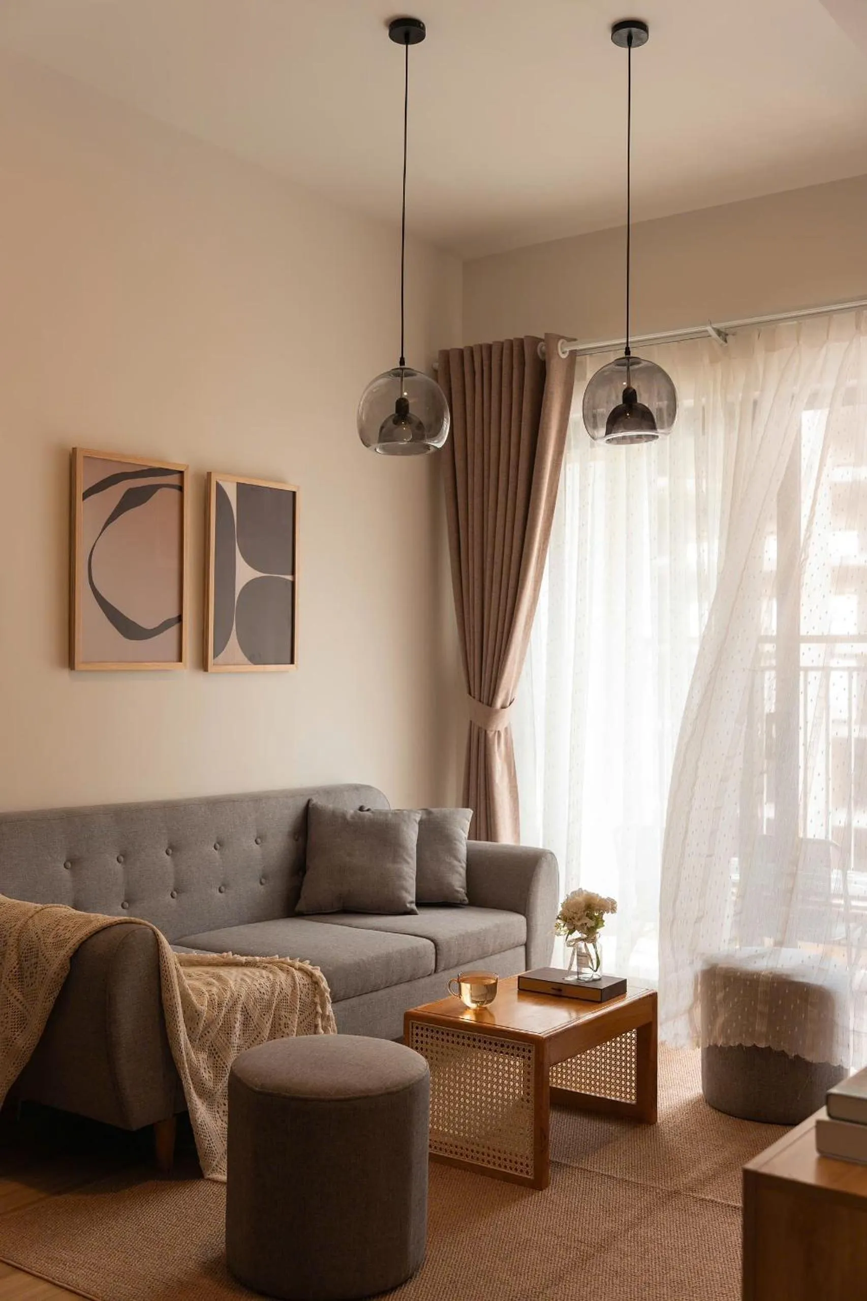 Living room in Otis Soho Saigon Balcony Apartment