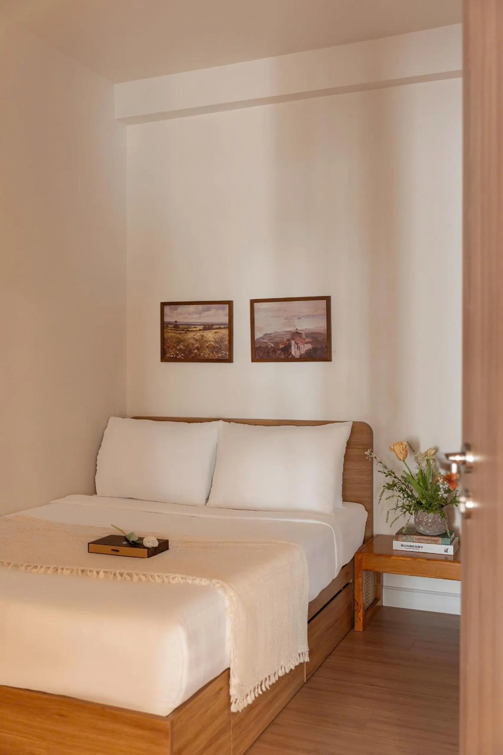 Bed in Otis Soho Saigon Balcony Apartment