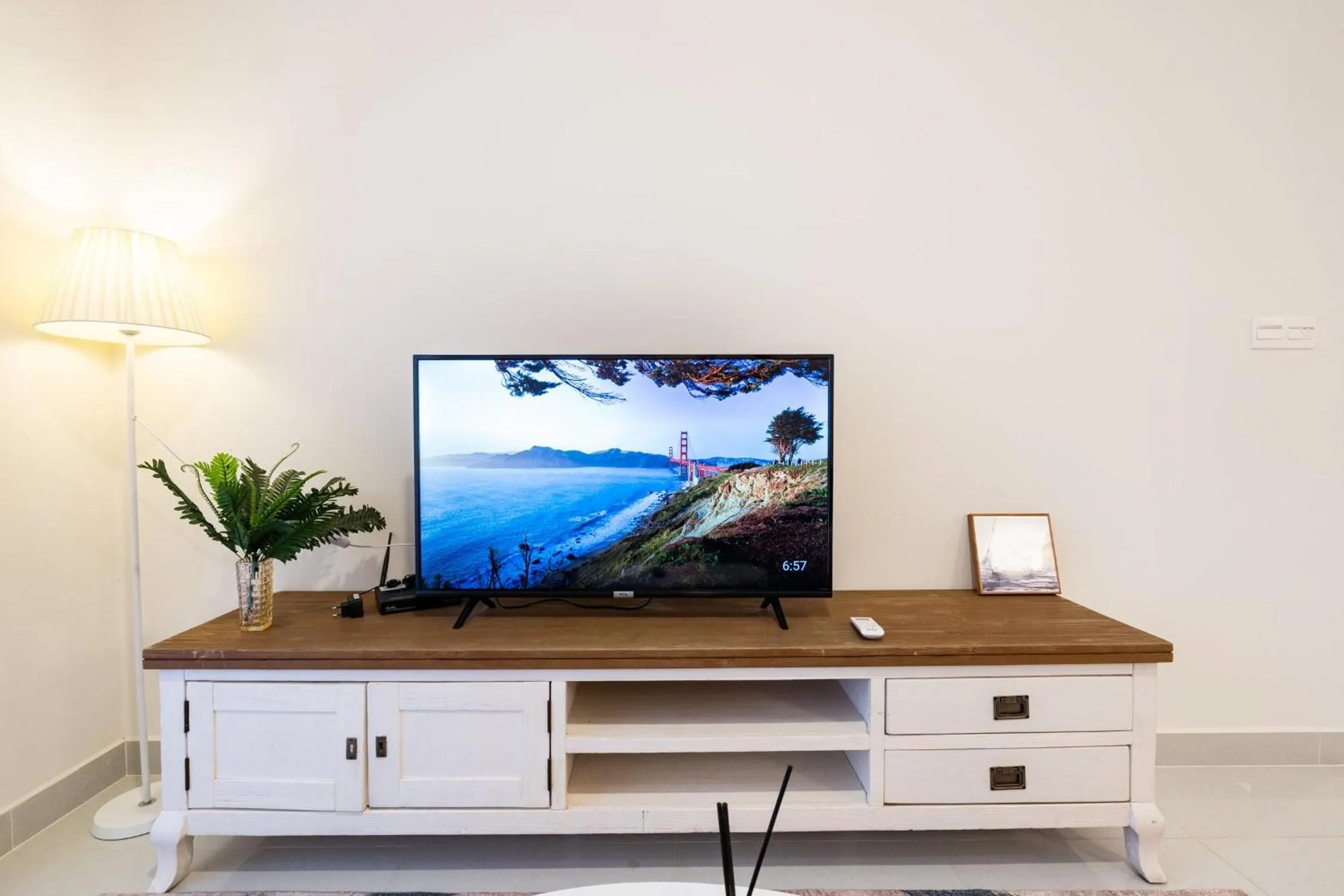 Communal lounge/ TV room in Otis Soho Saigon Balcony Apartment
