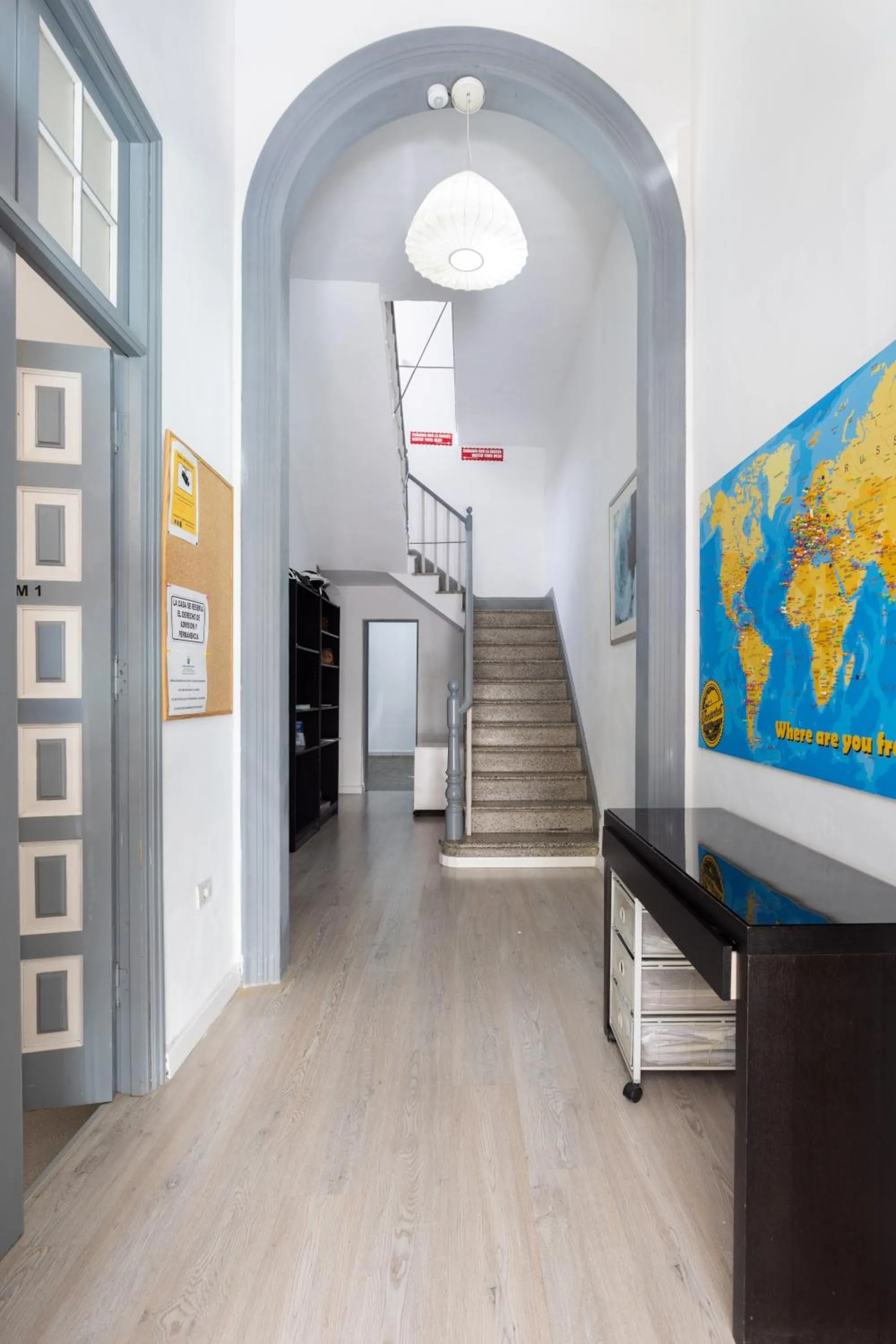 Lobby or reception in Wanderlust Hostel