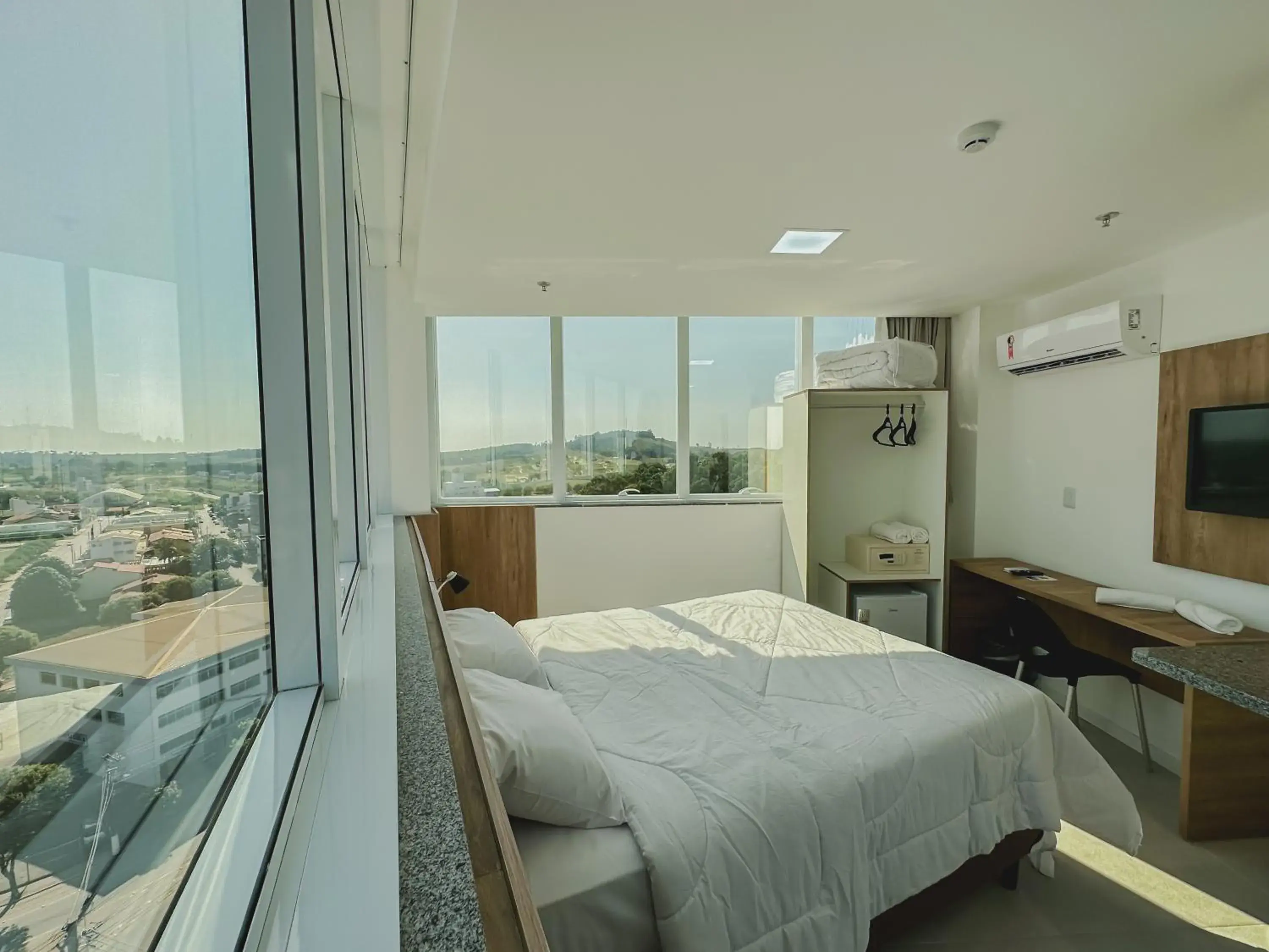 air conditioner, Bed in Go Inn Aracruz air conditioner, Bed in Go Inn Aracruz