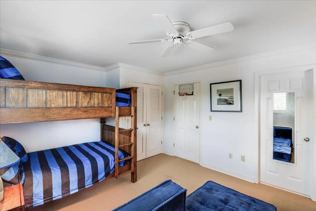 Bedroom, Bed in Beach Club Villa 30 - Coastal Oceanfront! Pool! Walkout!