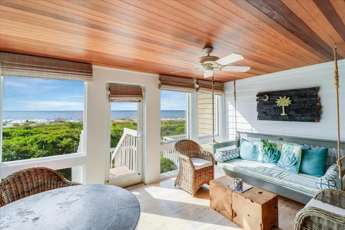 Balcony/Terrace in Beach Club Villa 30 - Coastal Oceanfront! Pool! Walkout!