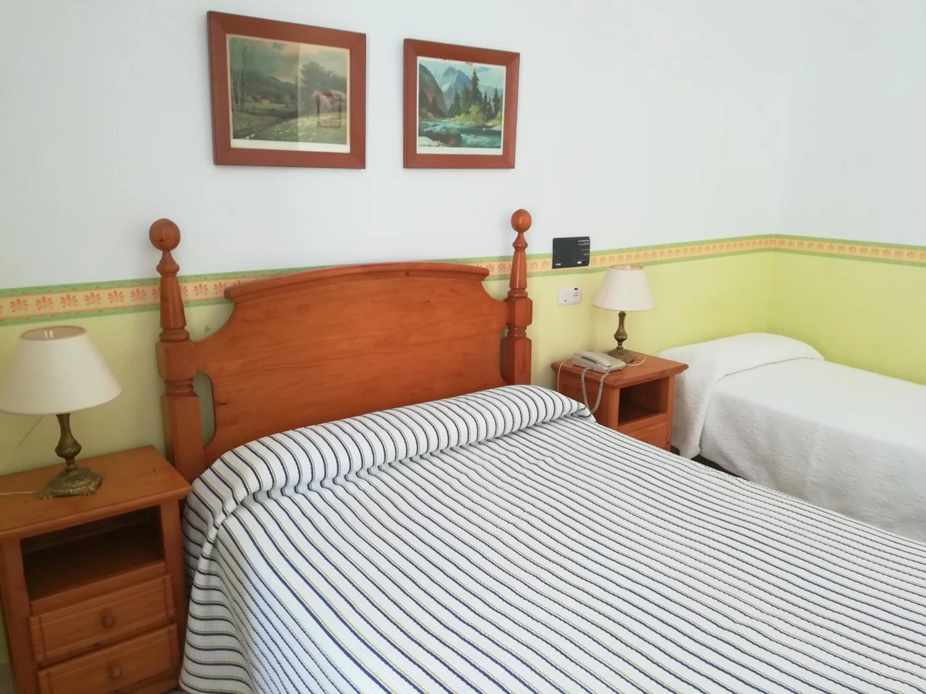 Decorative detail, Bed in Nuevo Hotel