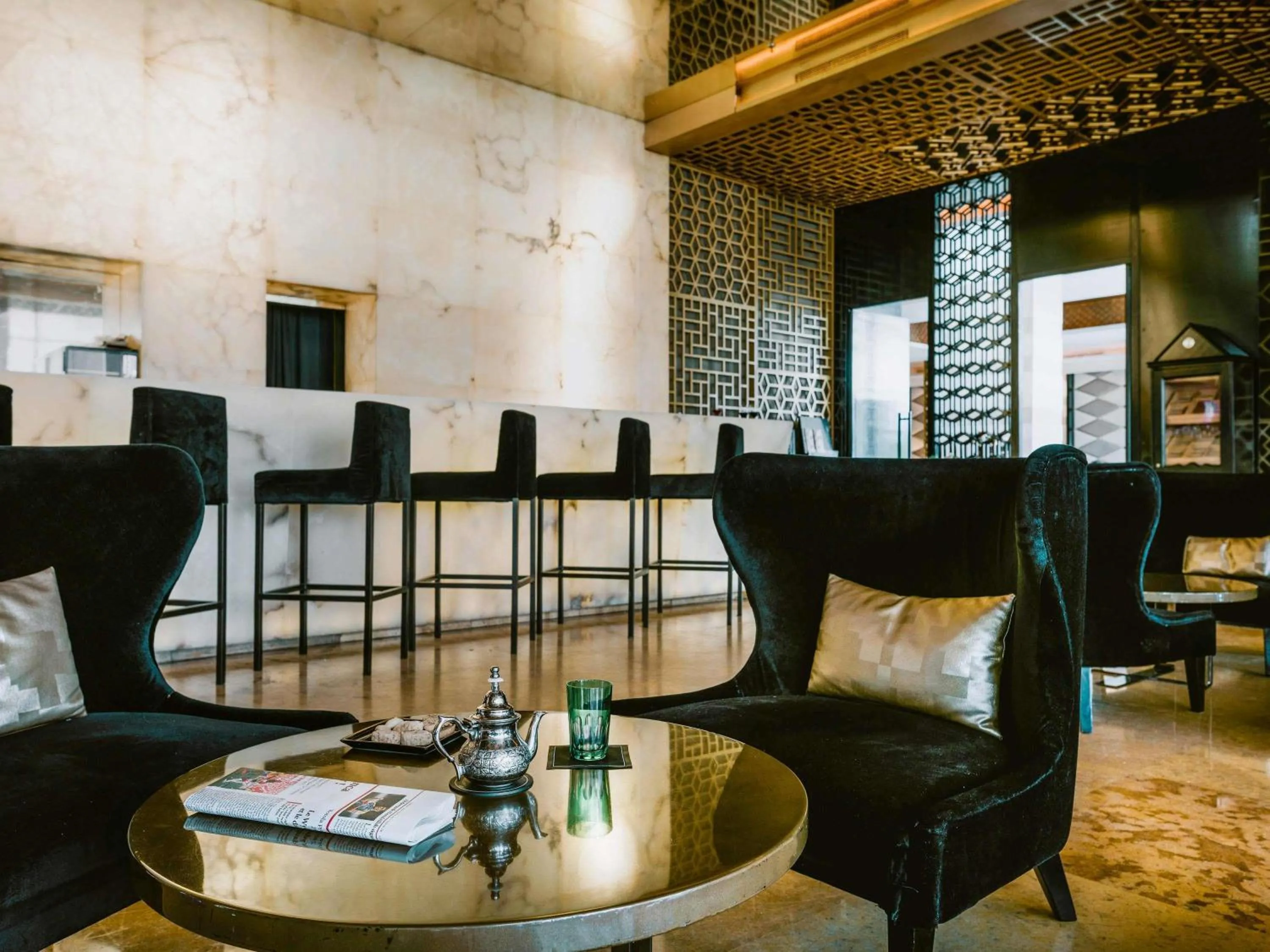 Lounge or bar in Sofitel Rabat Jardin Des Roses