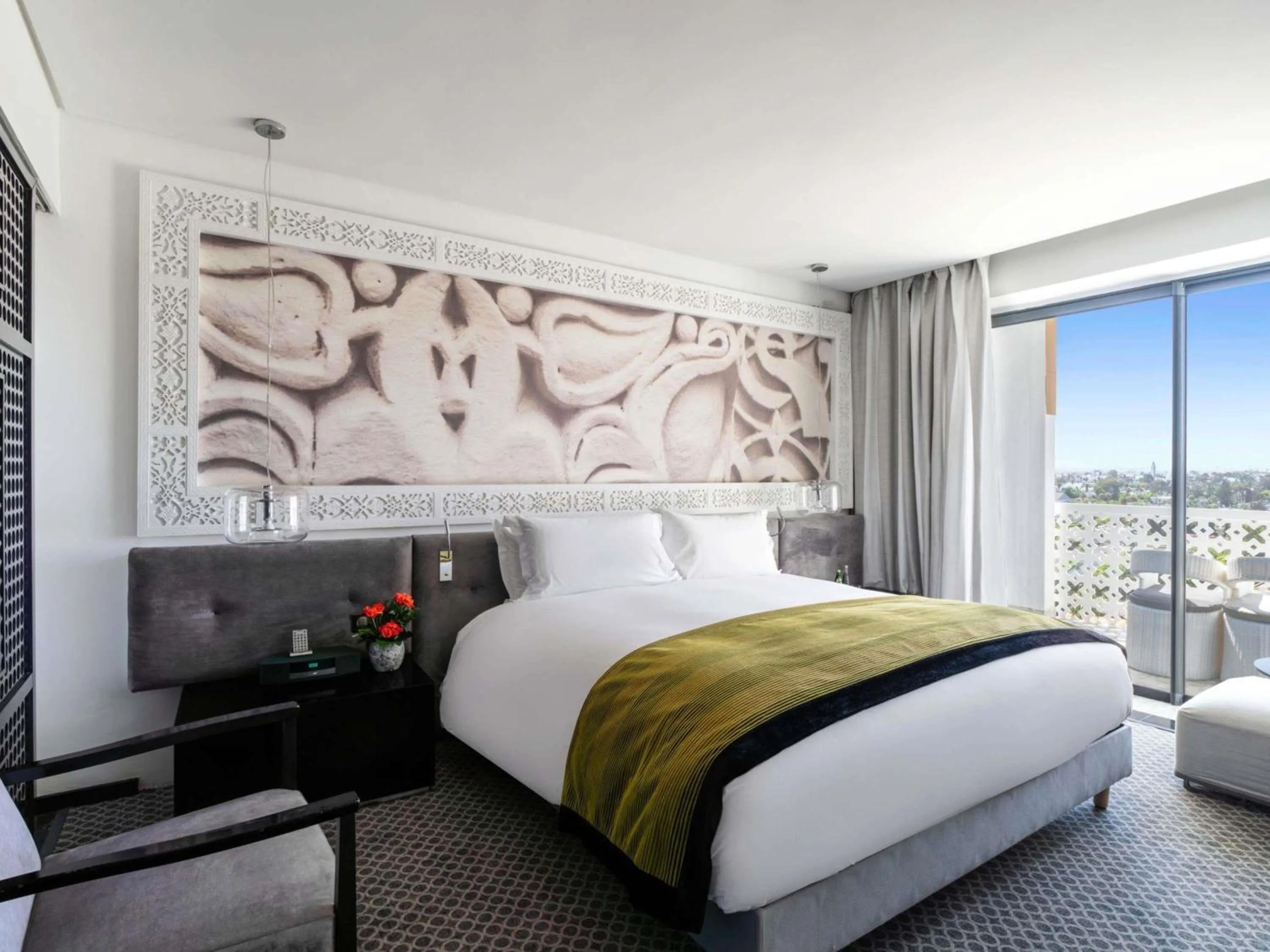 Bedroom, Bed in Sofitel Rabat Jardin Des Roses