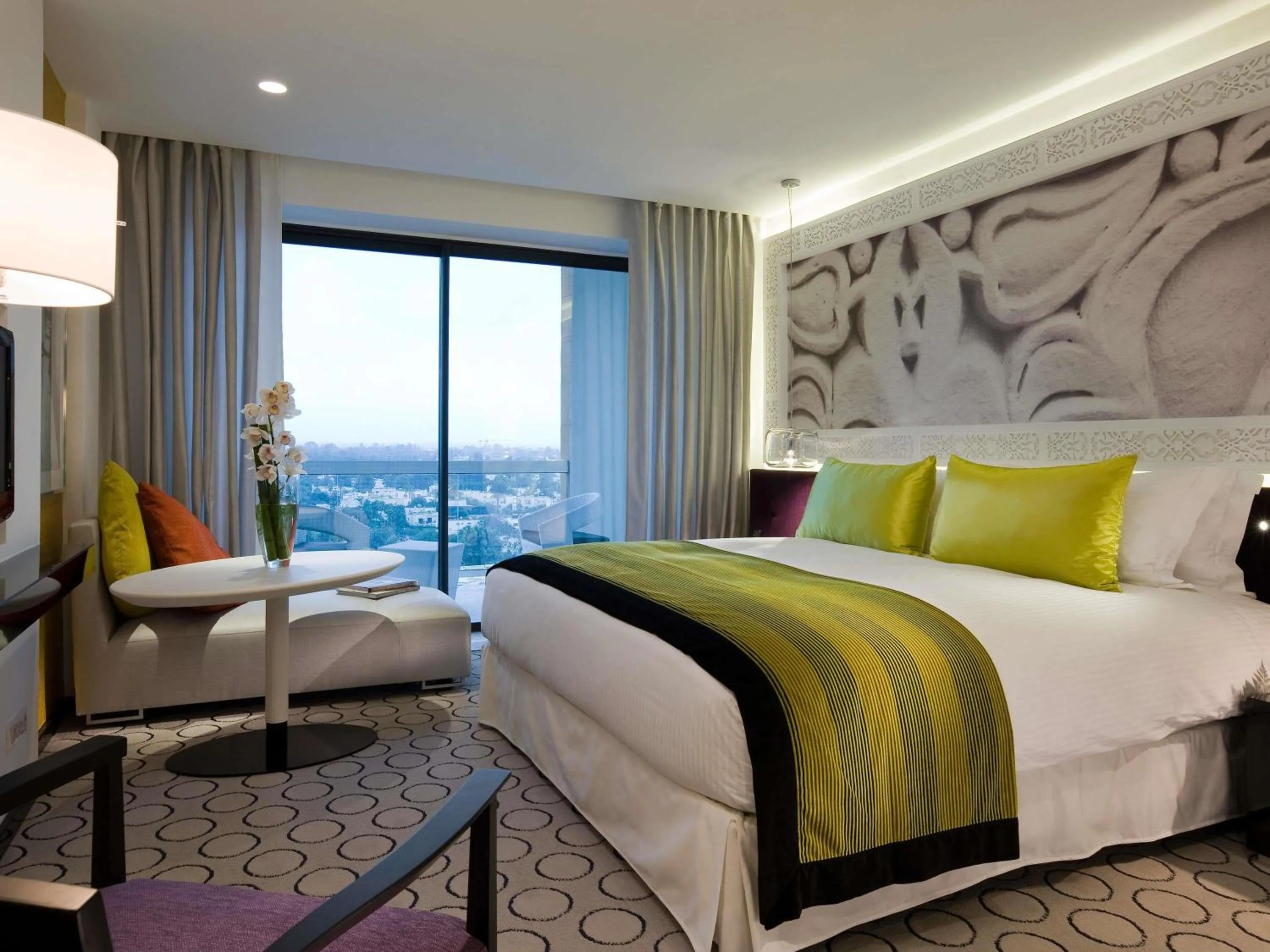 Bedroom, Bed in Sofitel Rabat Jardin Des Roses