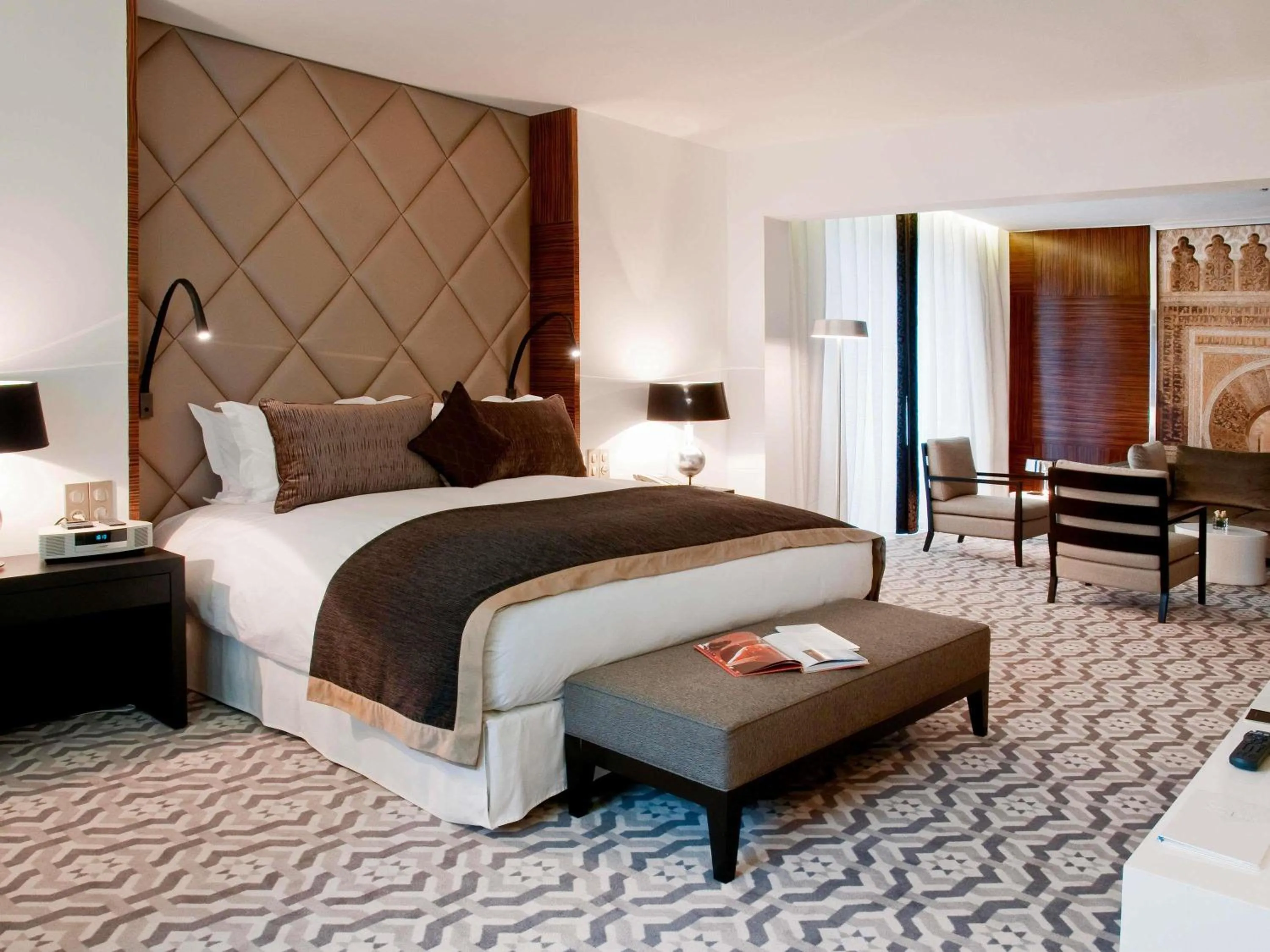 Bedroom, Bed in Sofitel Rabat Jardin Des Roses