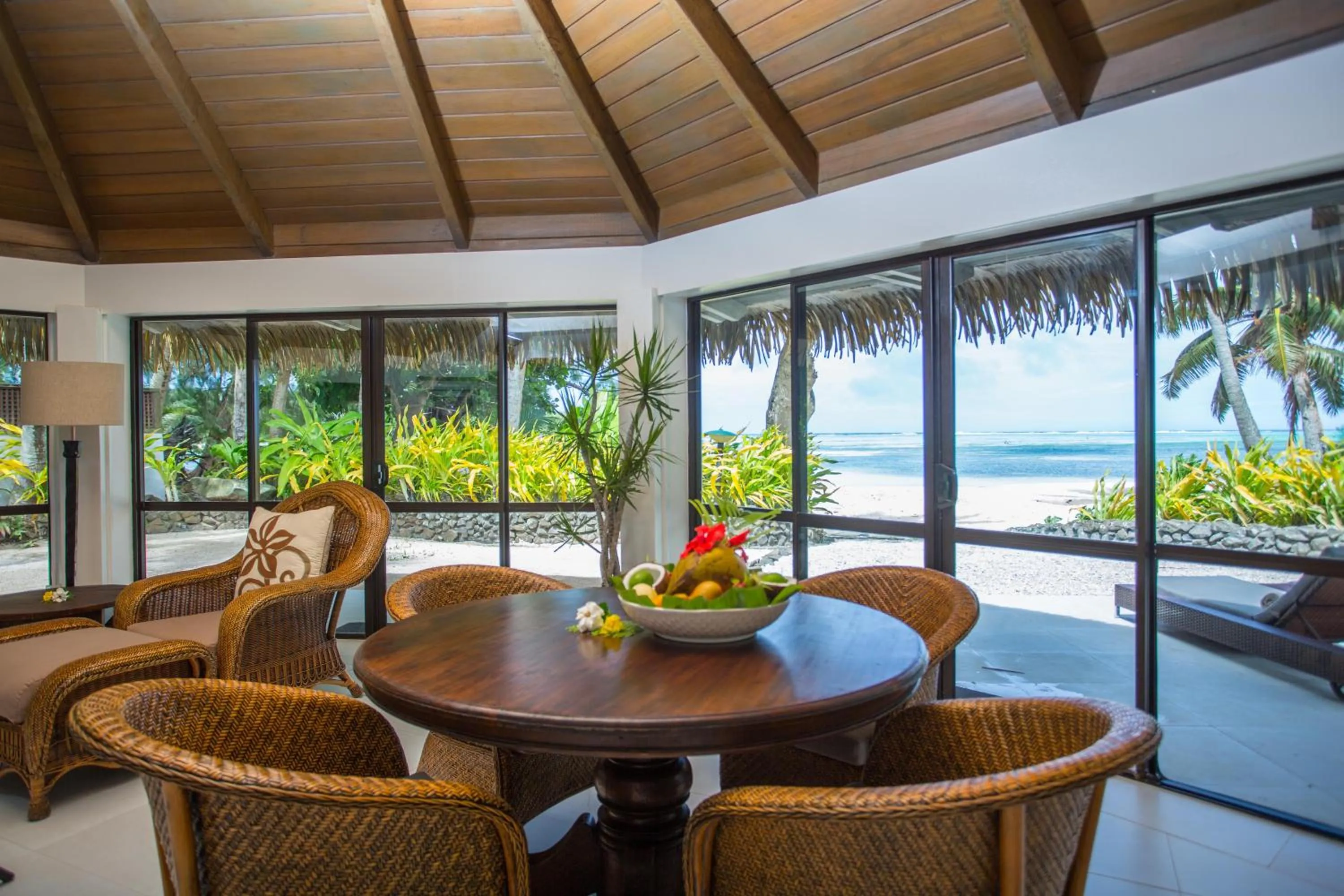 Dining area in Pacific Resort Rarotonga