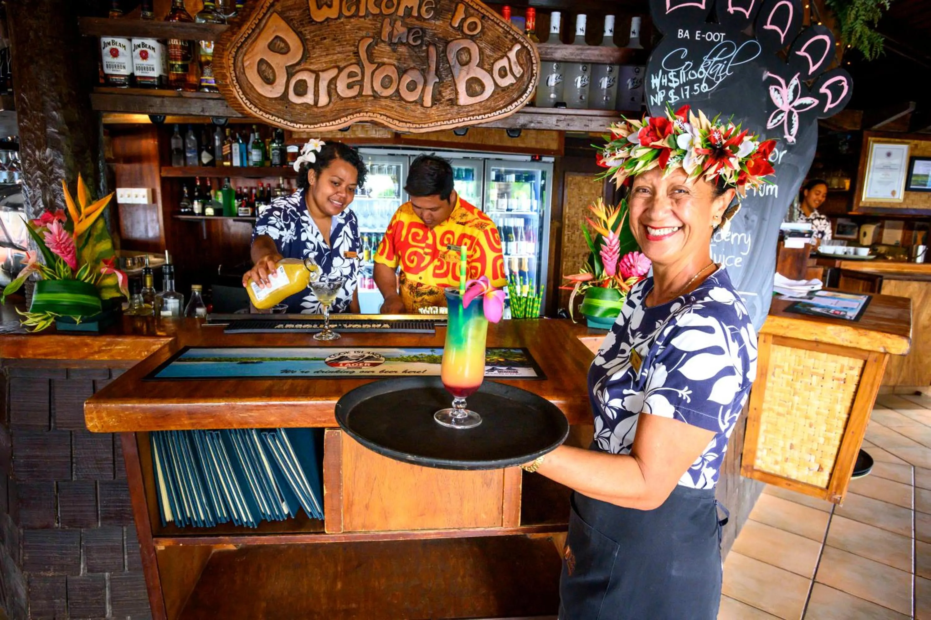 Staff in Pacific Resort Rarotonga