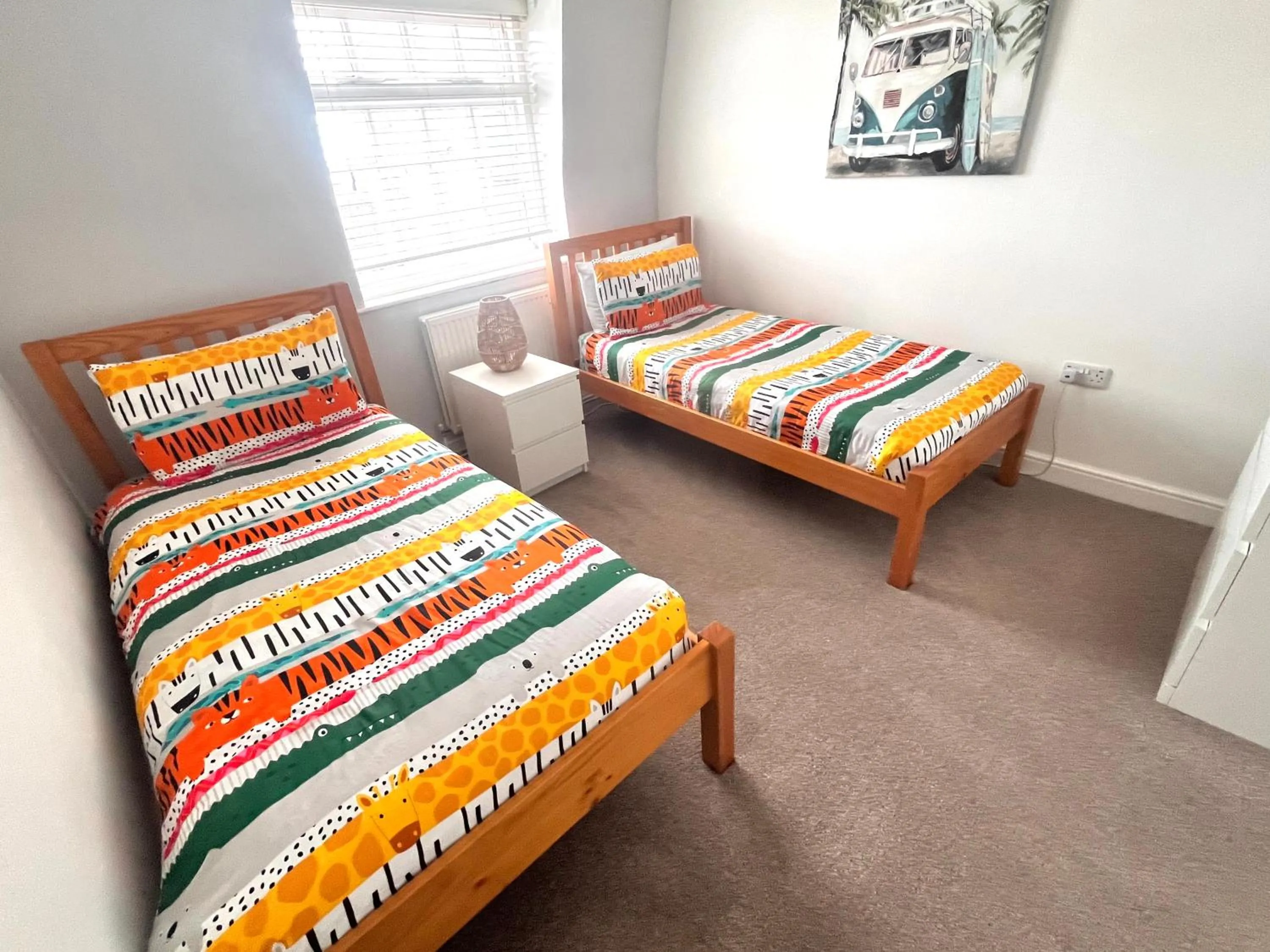 Bed in Jasper Apartment