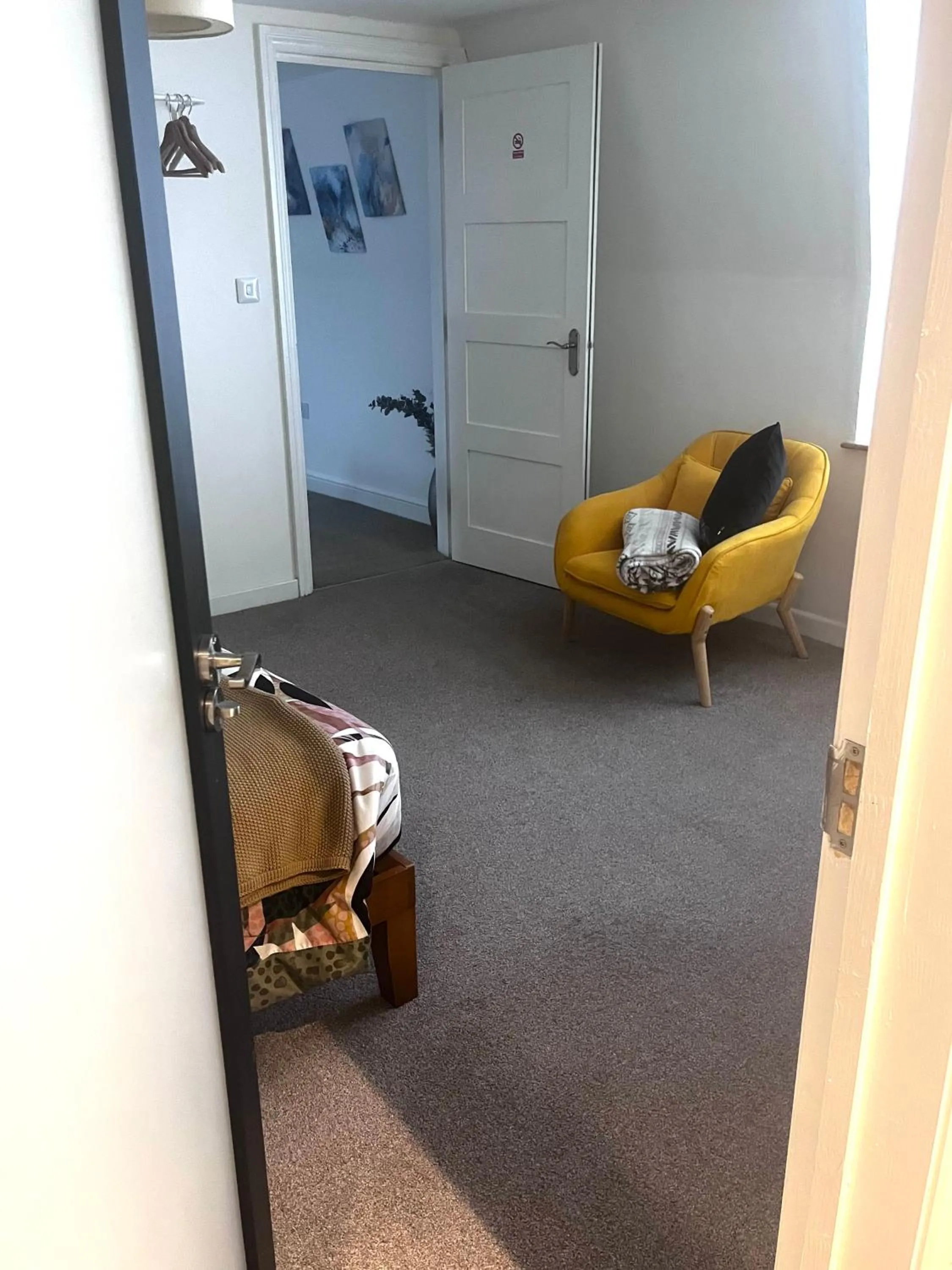 Bed in Jasper Apartment