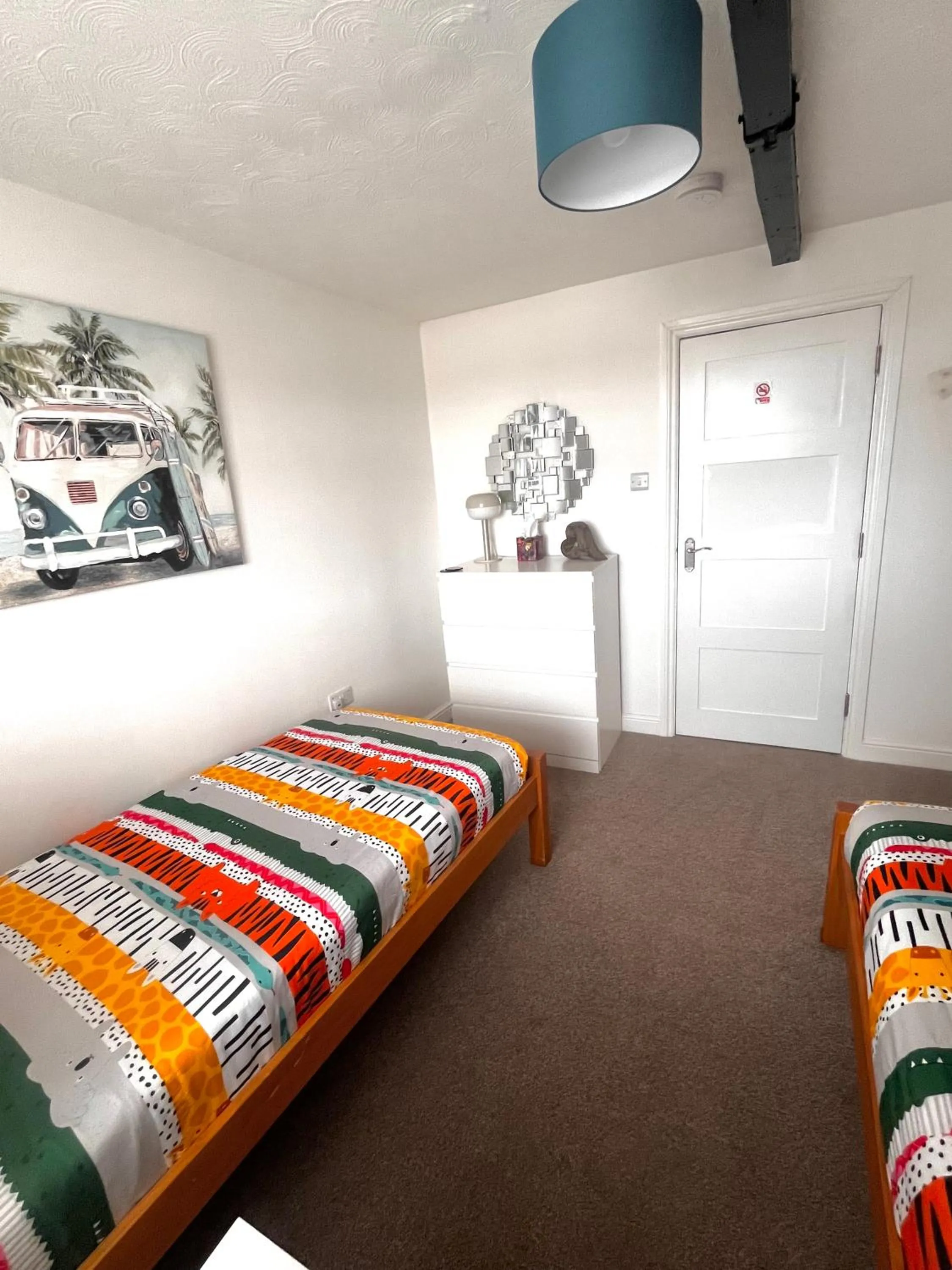 Bed in Jasper Apartment