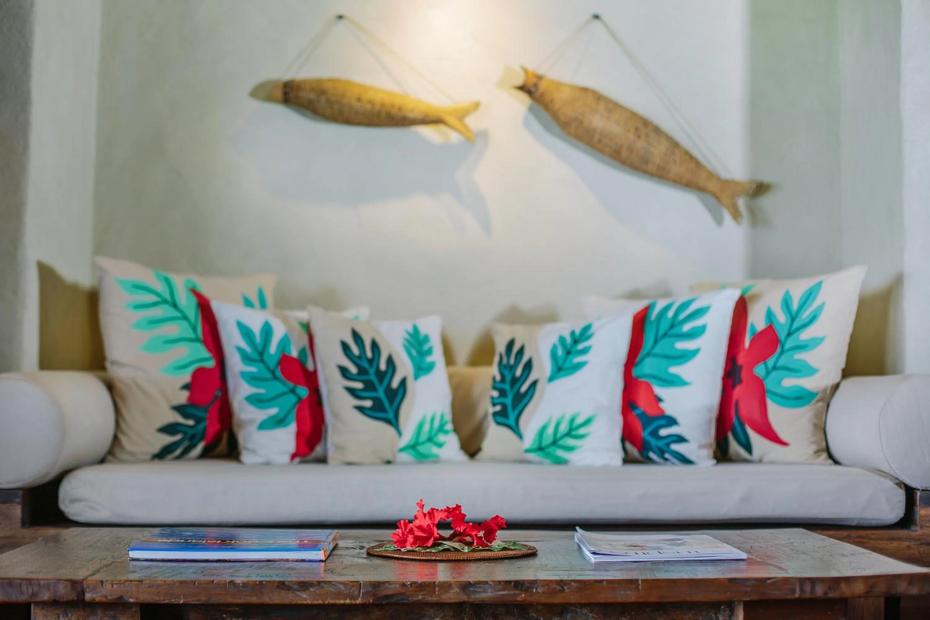 Decorative detail in Pacific Resort Aitutaki - Adults Only