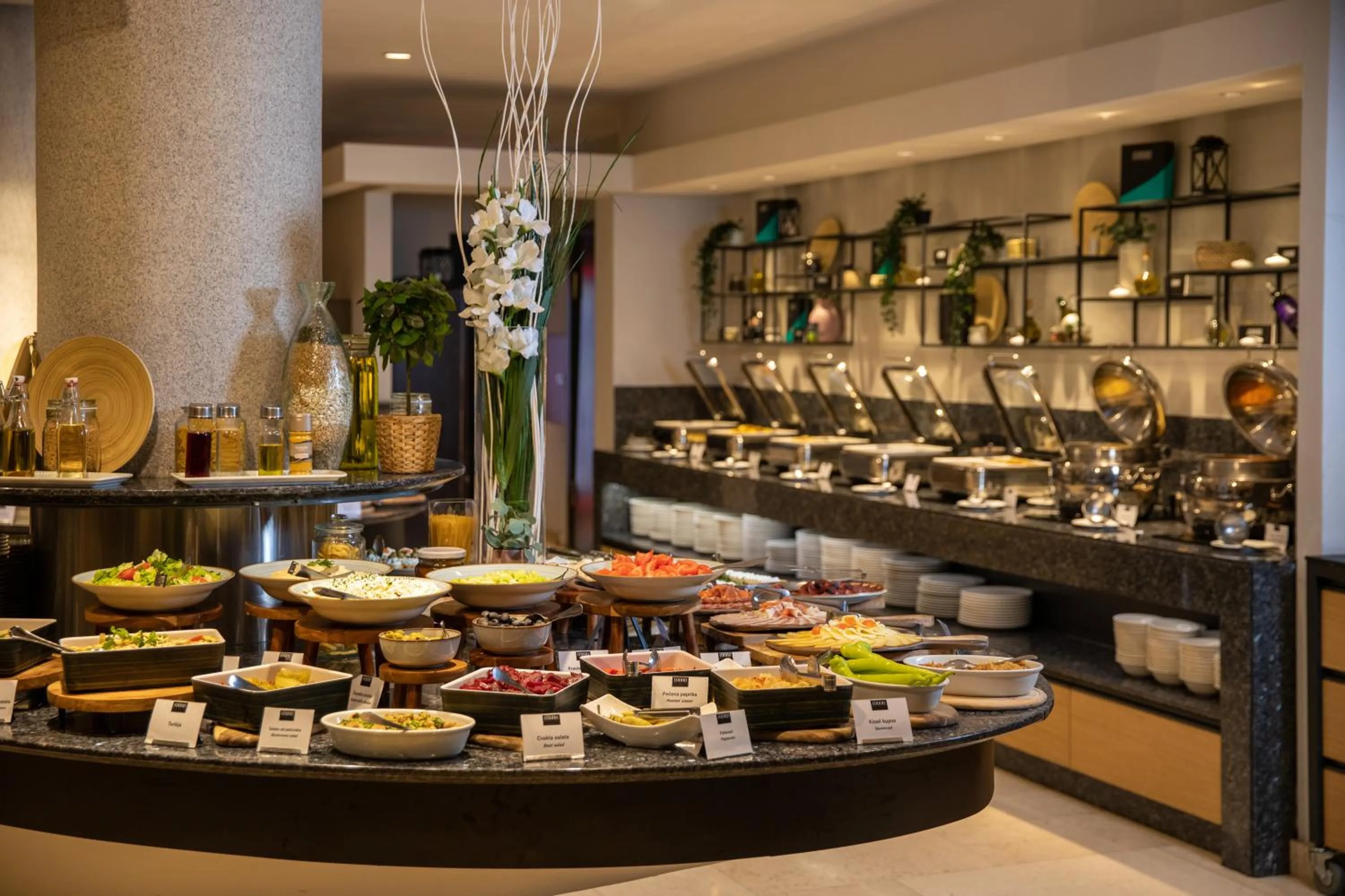 Buffet breakfast in Mona Plaza Zlatibor