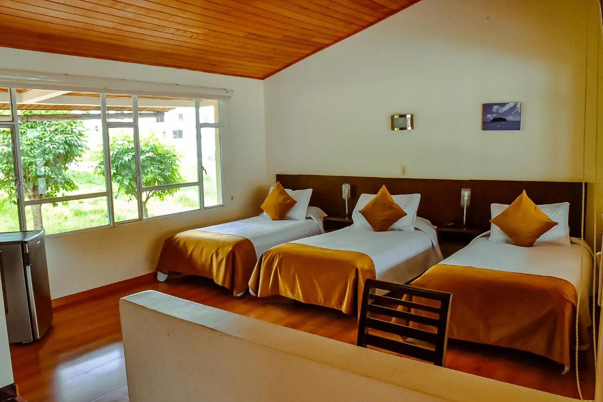 Bed in Hotel Villa Vianney