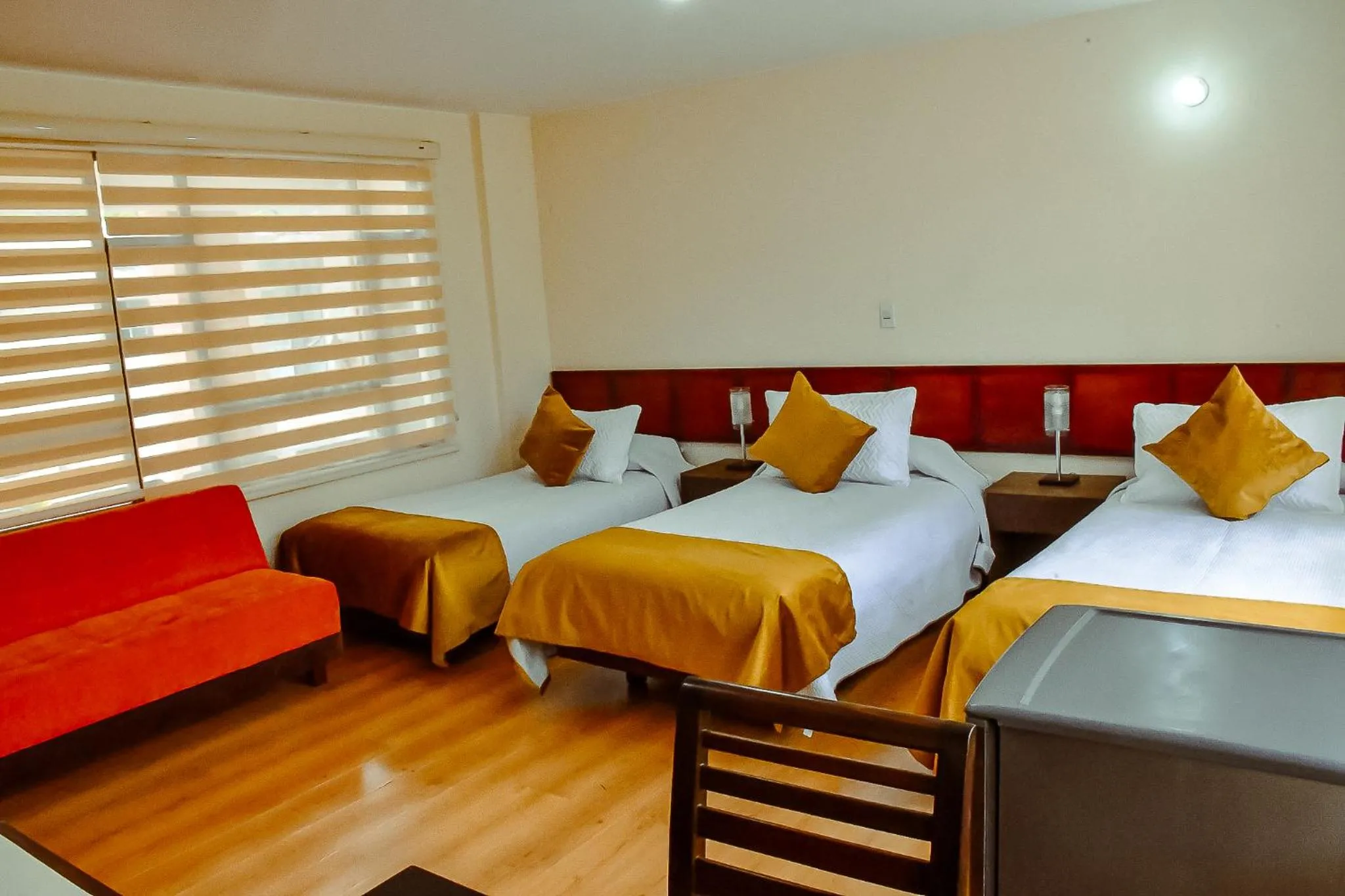 Bed in Hotel Villa Vianney