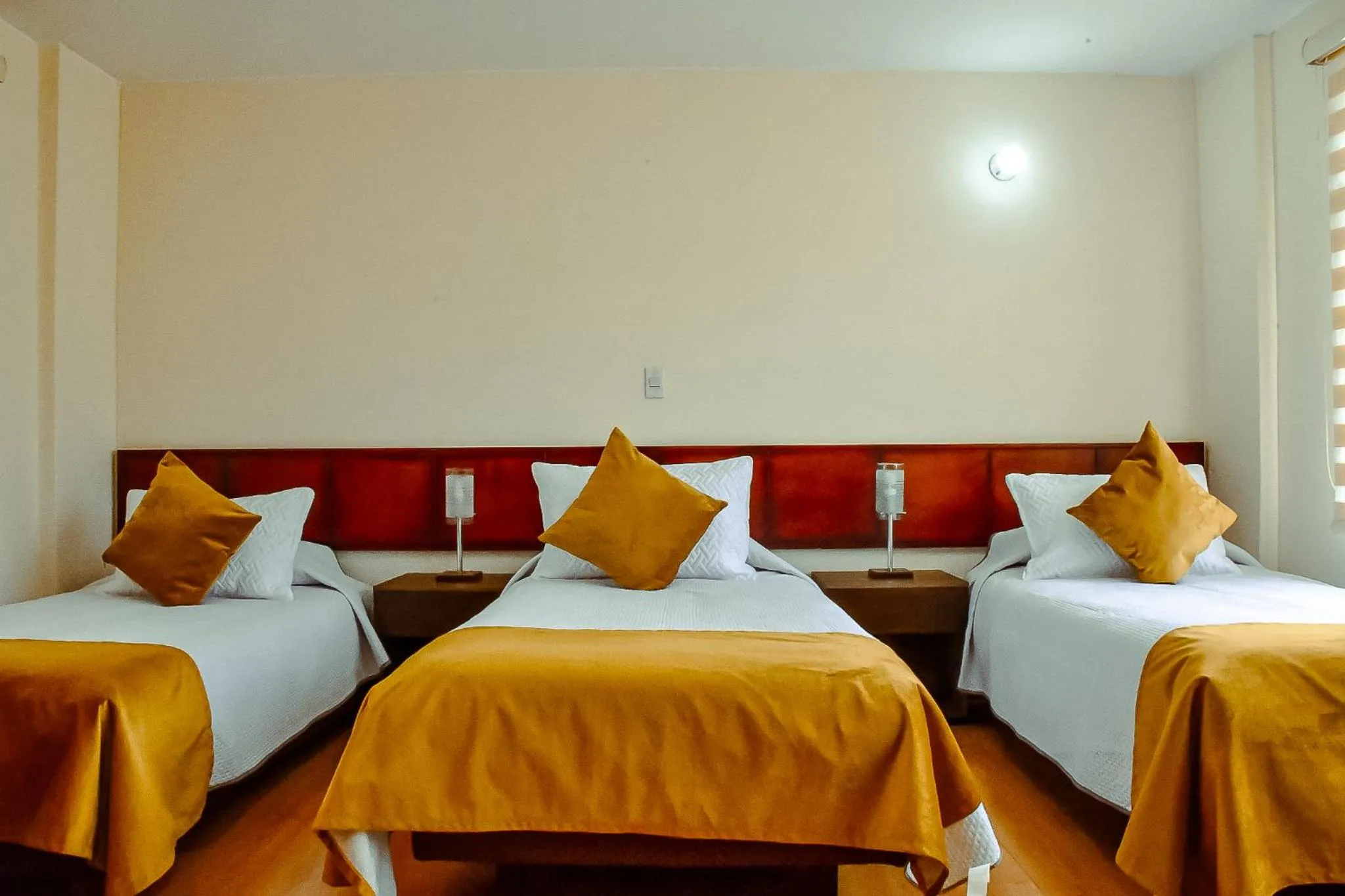 Bed in Hotel Villa Vianney