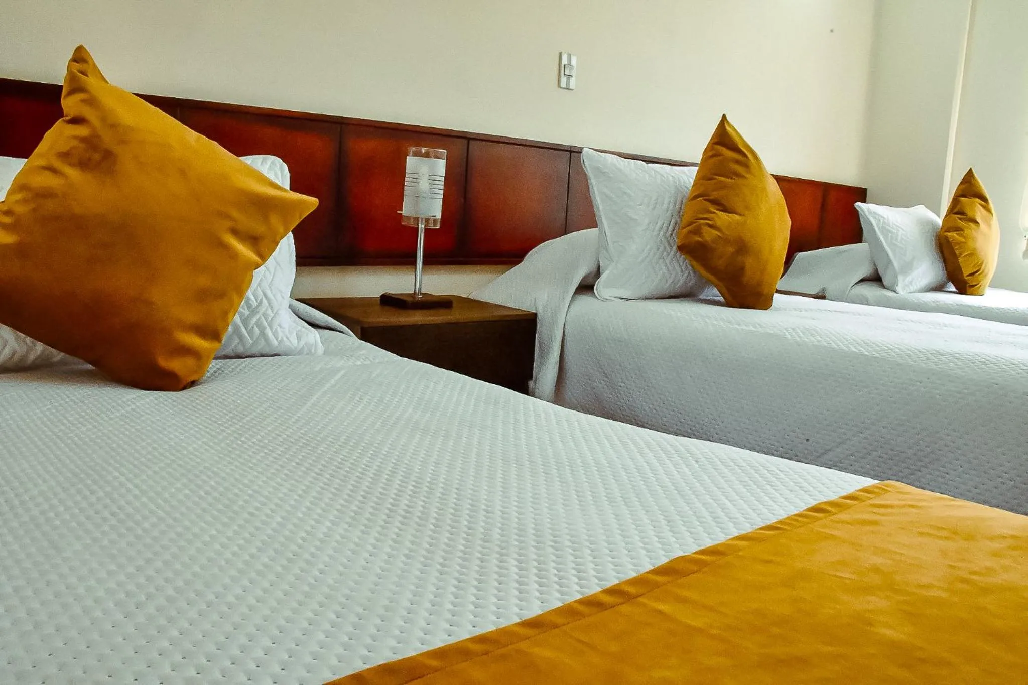 Bed in Hotel Villa Vianney