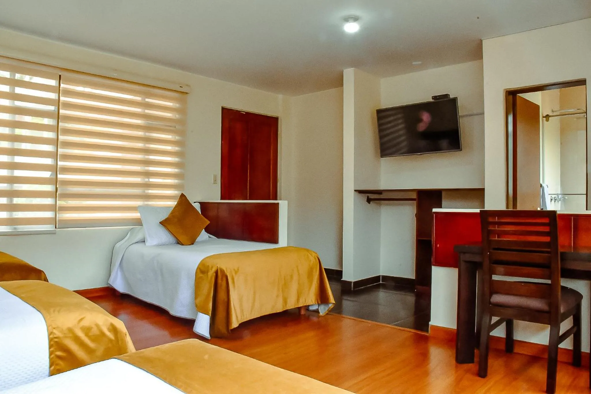 Bed in Hotel Villa Vianney