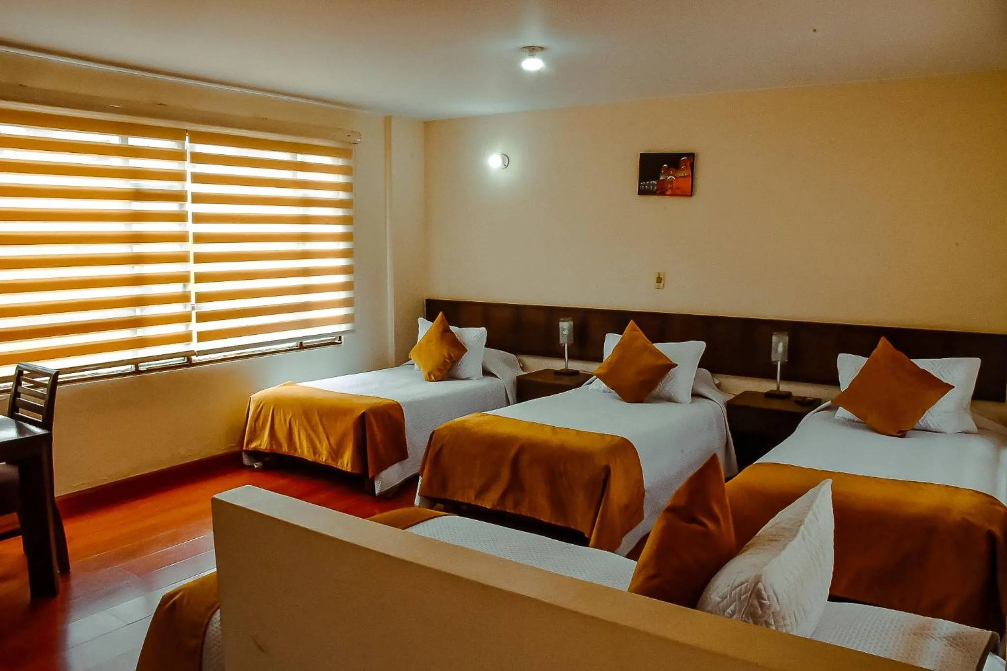 Bed in Hotel Villa Vianney