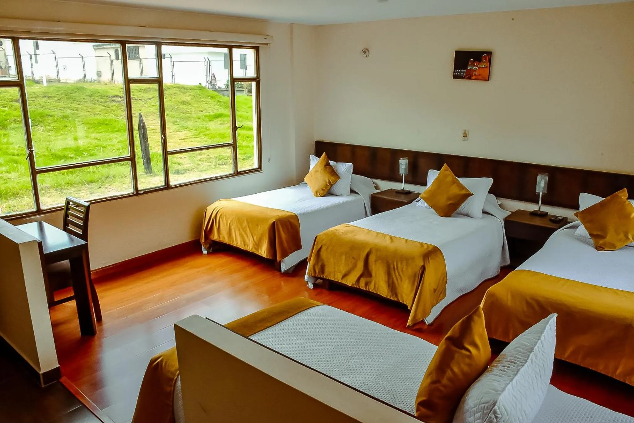 Bed in Hotel Villa Vianney