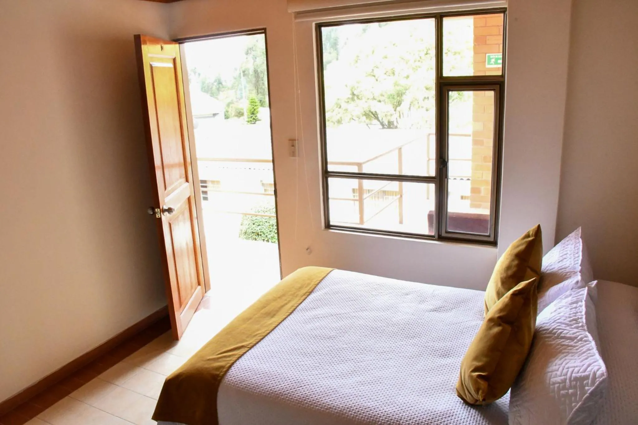 Bed in Hotel Villa Vianney