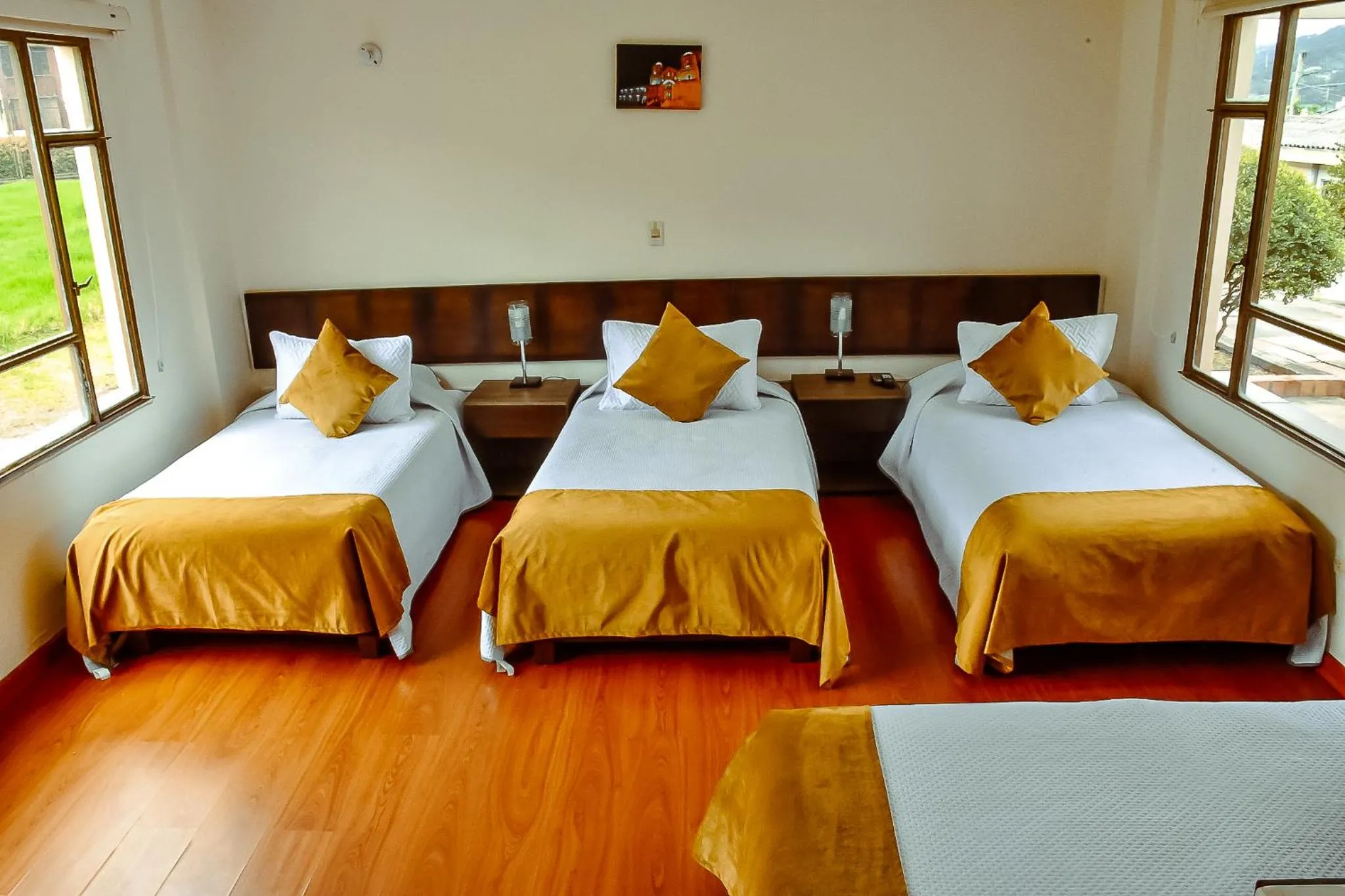 Bed in Hotel Villa Vianney