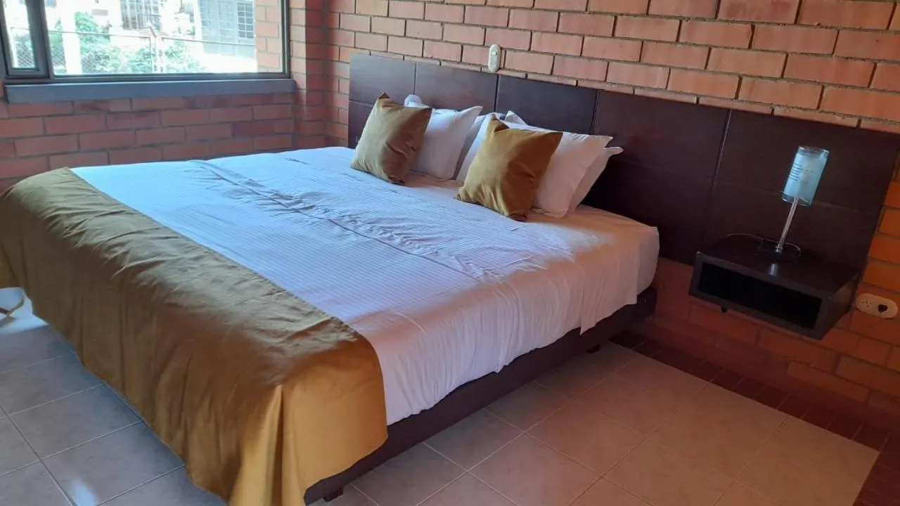 Bed in Hotel Villa Vianney