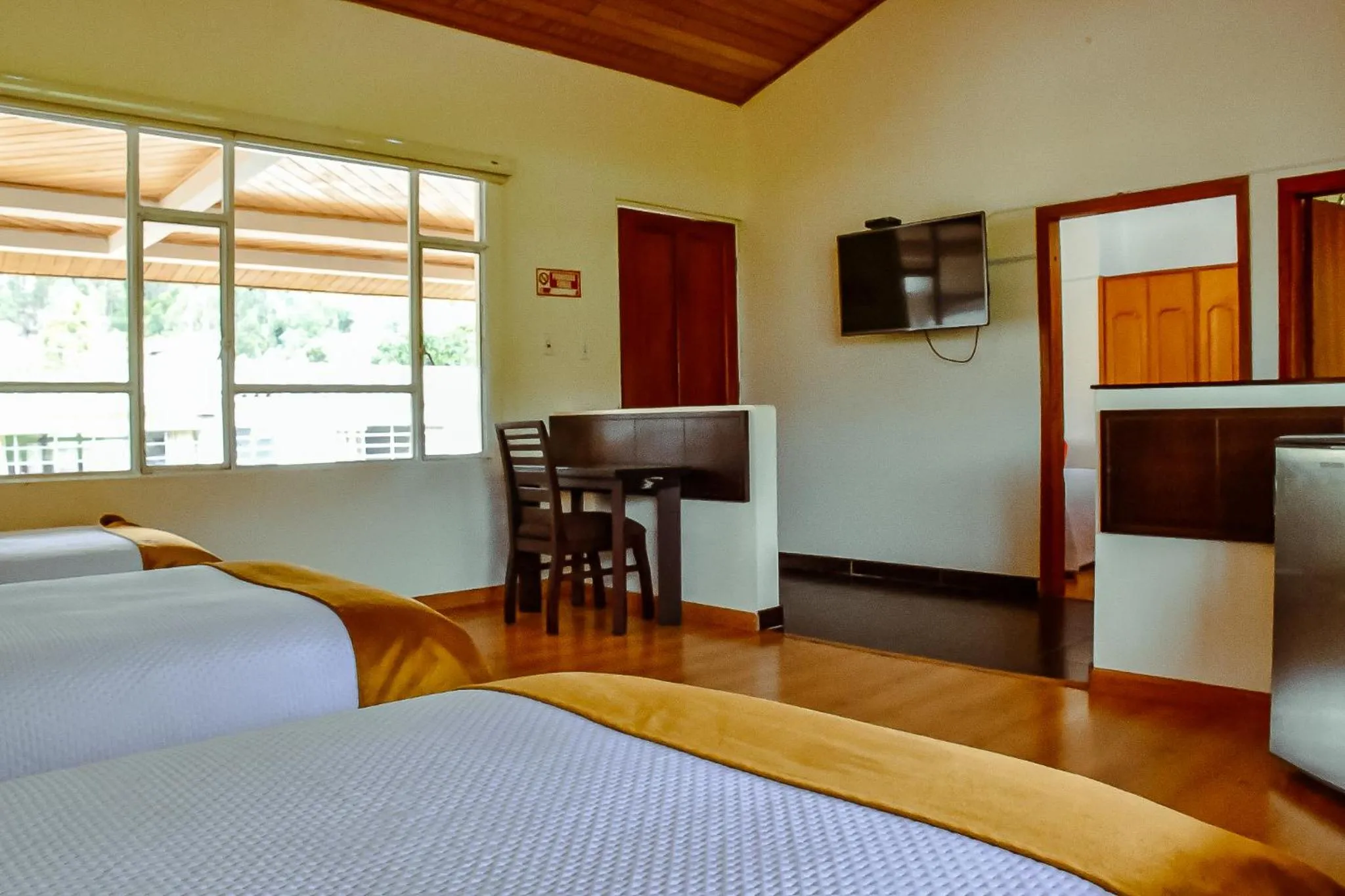 Bed in Hotel Villa Vianney