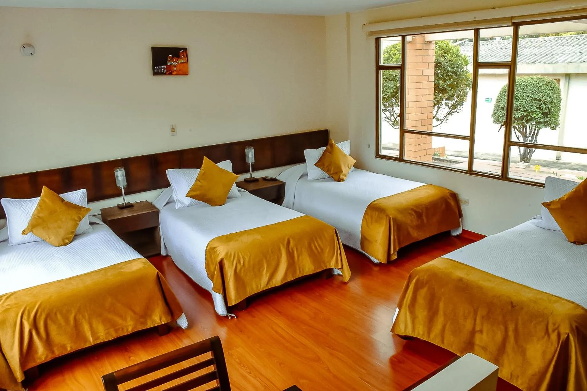 Bed in Hotel Villa Vianney